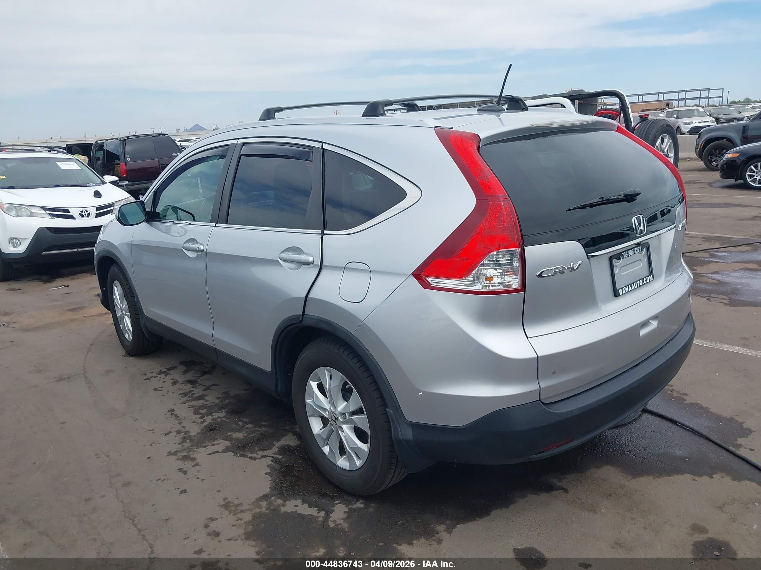 2013 Honda Cr-v Ex-l Silver vin: 2HKRM4H70DH624779