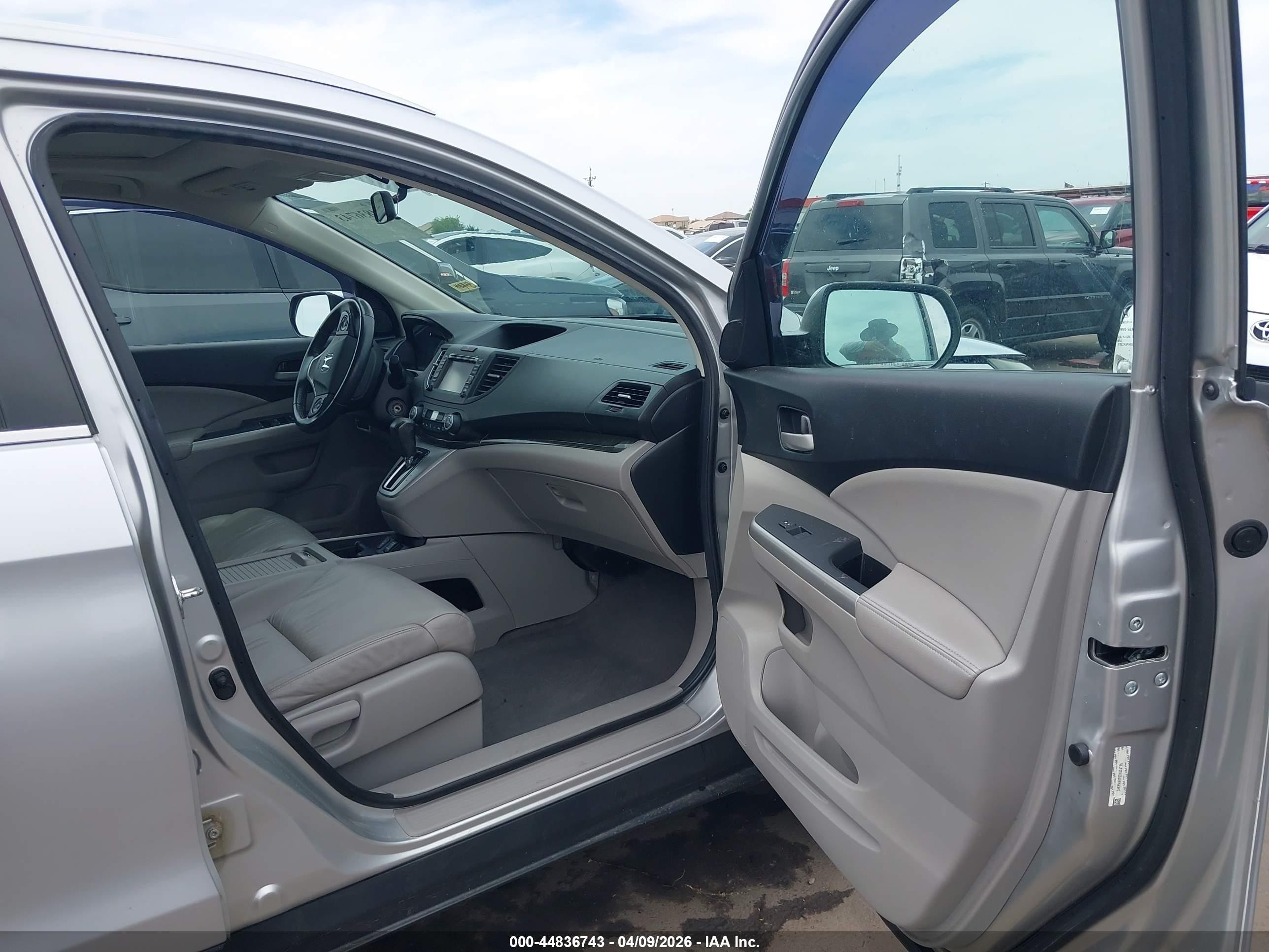 2013 Honda Cr-v Ex-l Silver vin: 2HKRM4H70DH624779