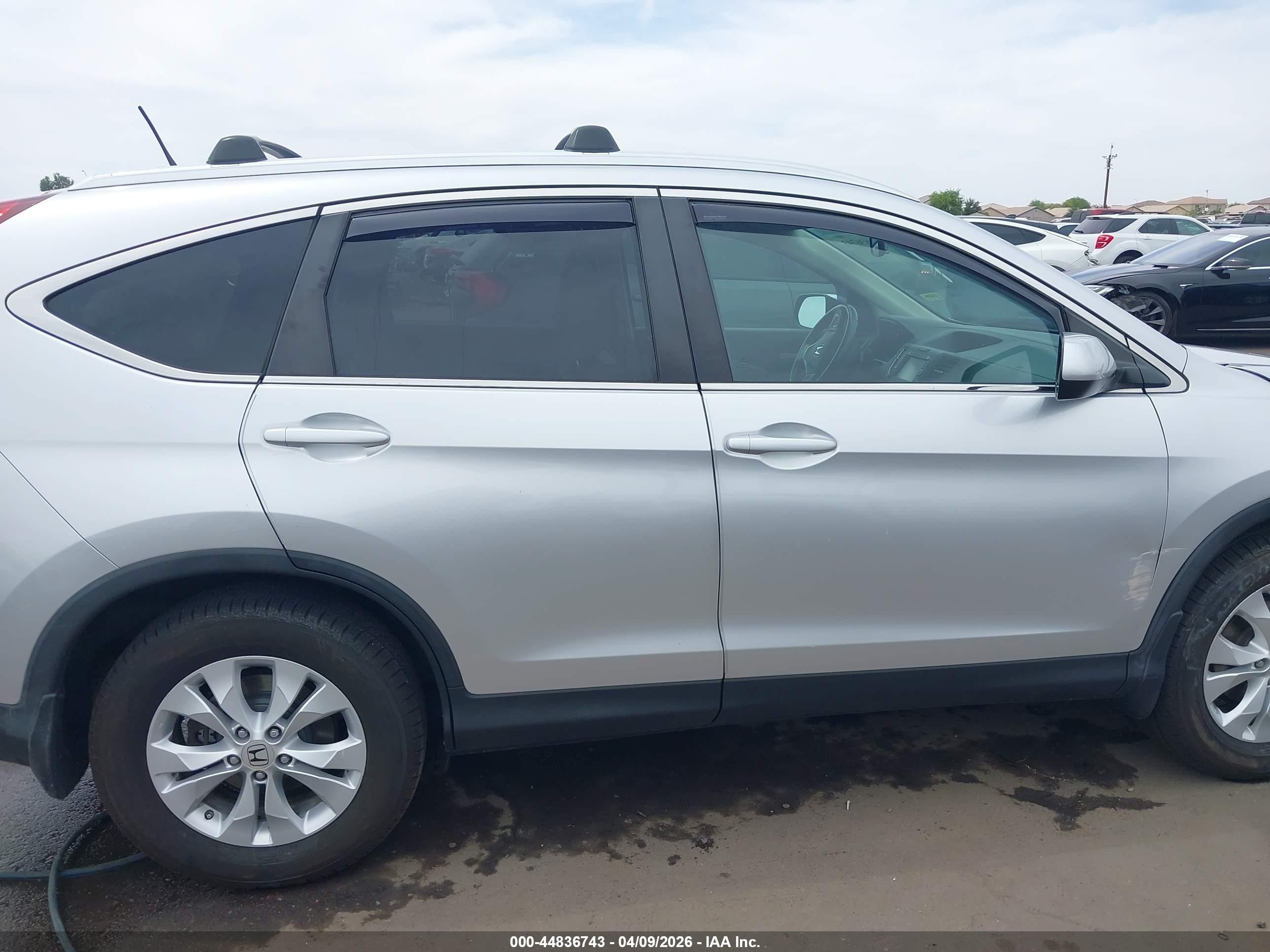 2013 Honda Cr-v Ex-l Silver vin: 2HKRM4H70DH624779
