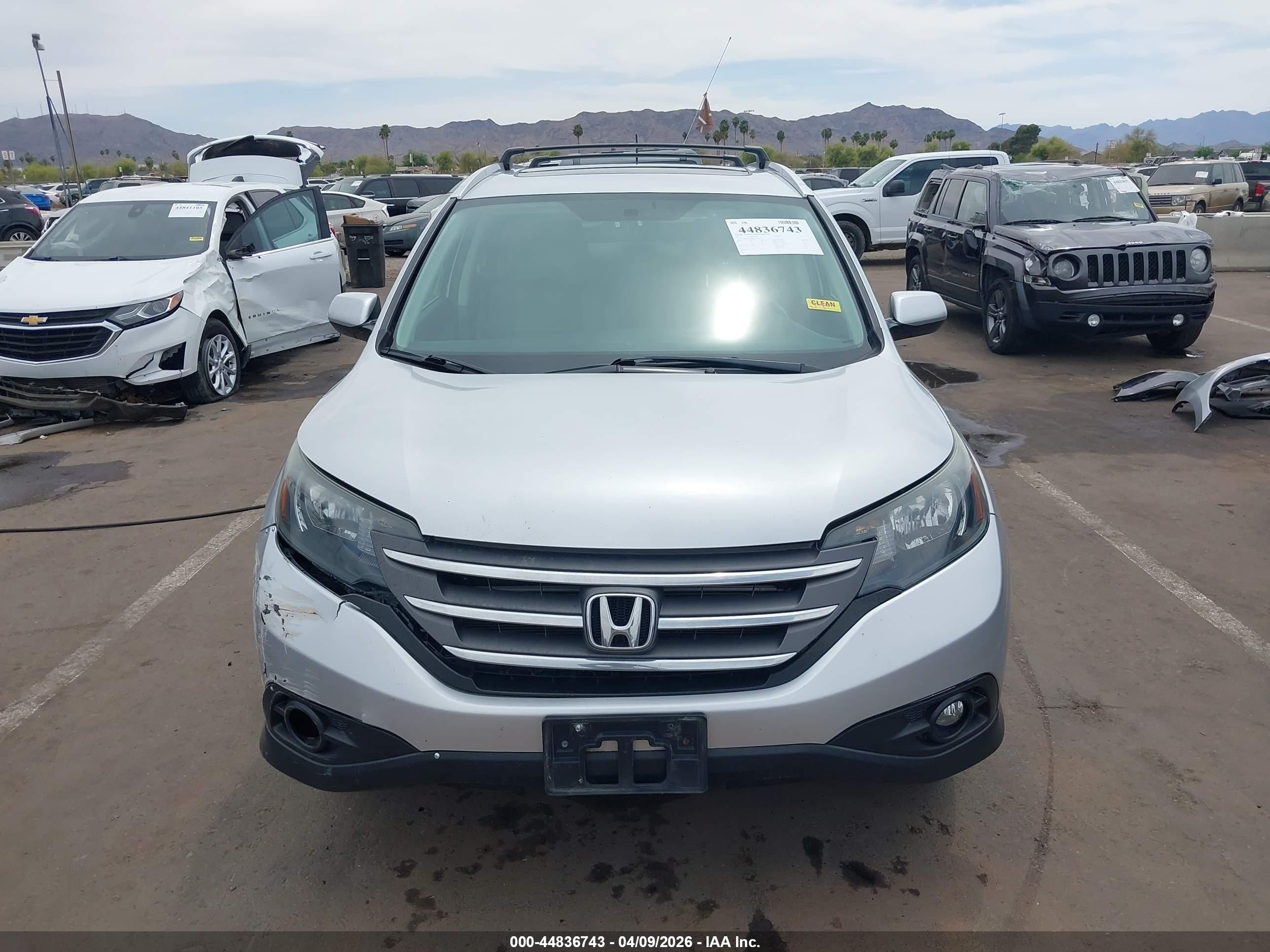 2013 Honda Cr-v Ex-l Silver vin: 2HKRM4H70DH624779