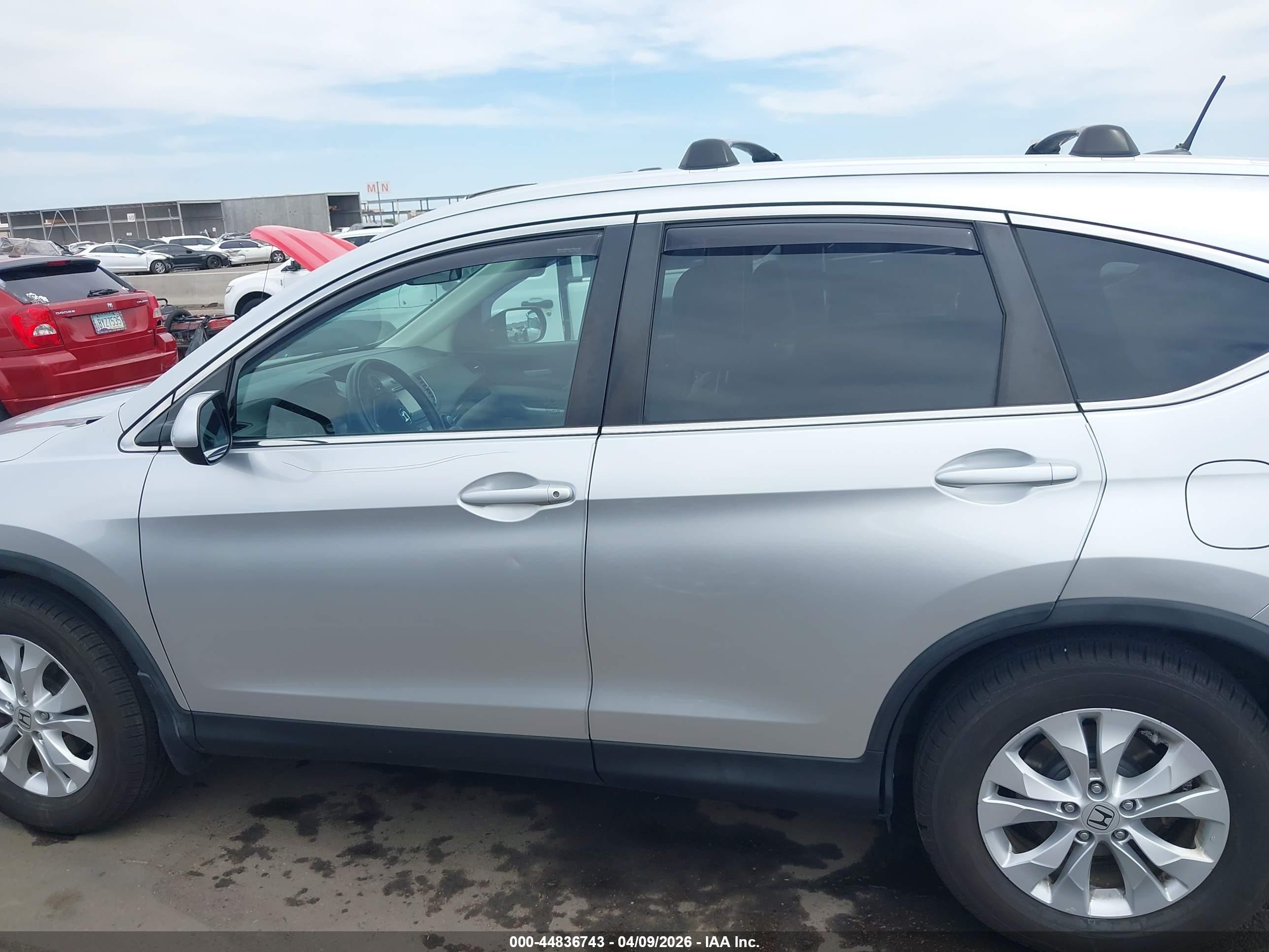 2013 Honda Cr-v Ex-l Silver vin: 2HKRM4H70DH624779