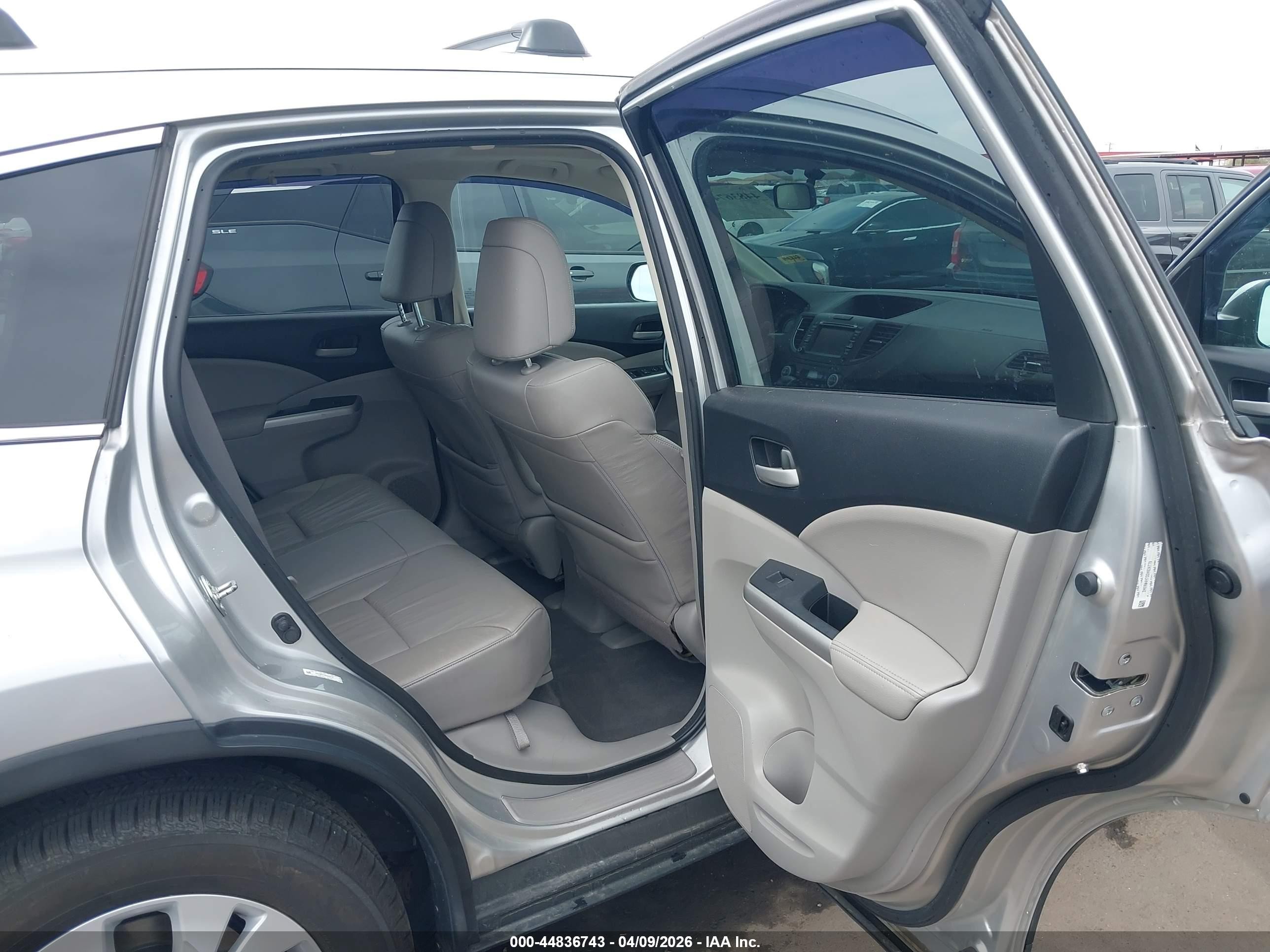 2013 Honda Cr-v Ex-l Silver vin: 2HKRM4H70DH624779