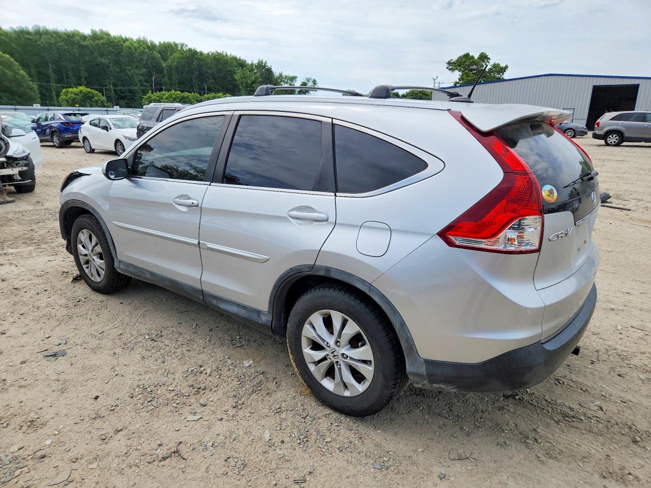 2013 Honda Crv Silver vin: 2HKRM4H70DH625270