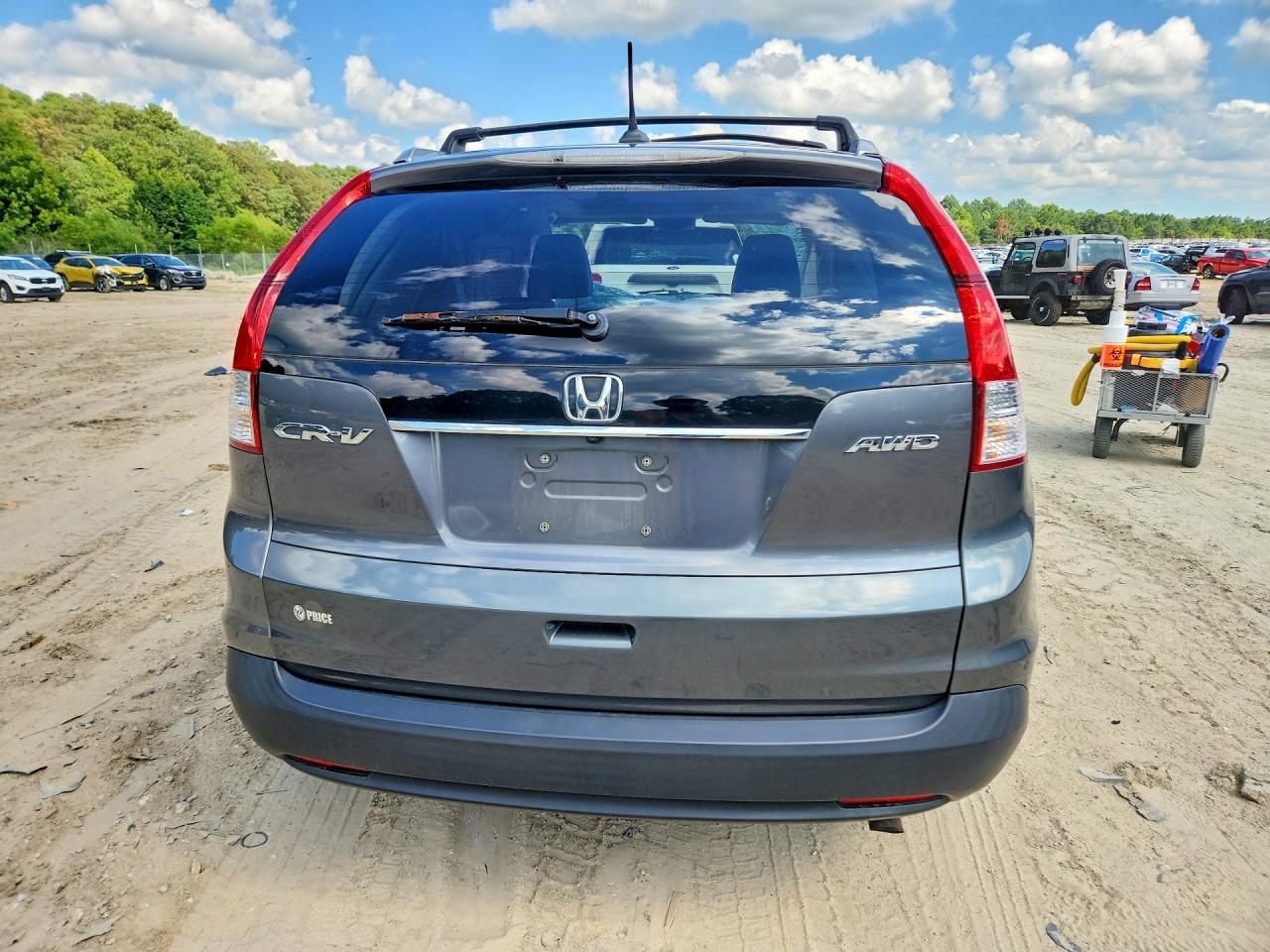 2013 Honda Cr-v Exl Gray vin: 2HKRM4H70DH636110