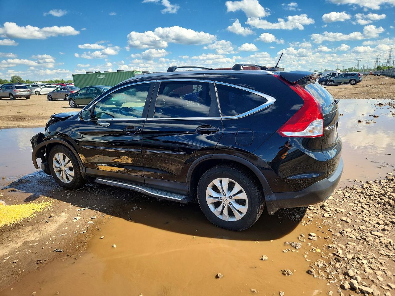 2013 Honda Cr-v Exl Черный vin: 2HKRM4H70DH642747