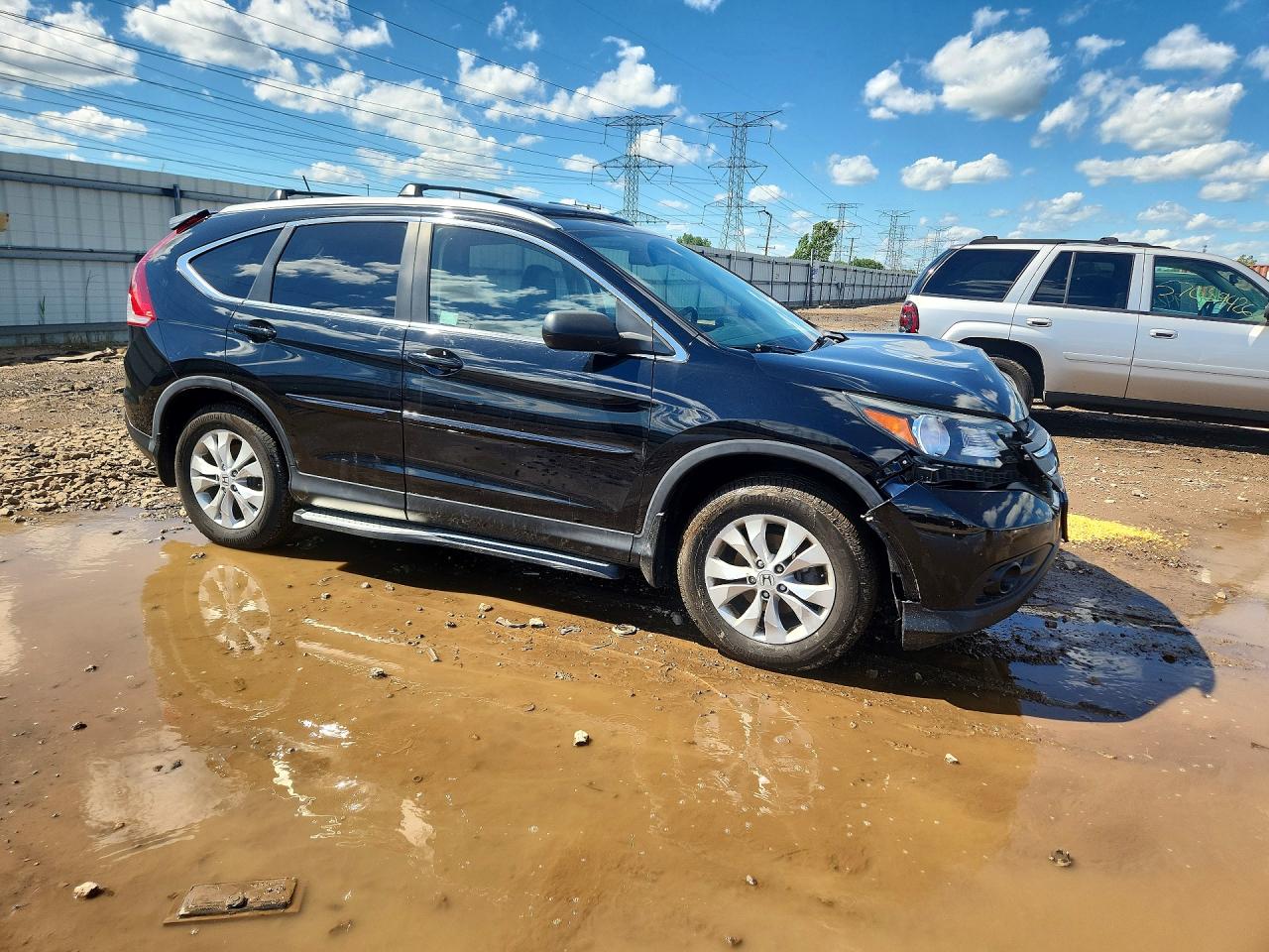 2013 Honda Cr-v Exl Черный vin: 2HKRM4H70DH642747