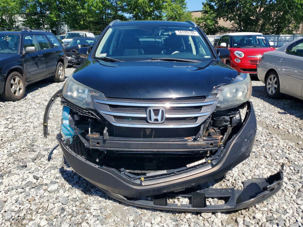 2013 Honda Cr-v Exl Black vin: 2HKRM4H70DH649116