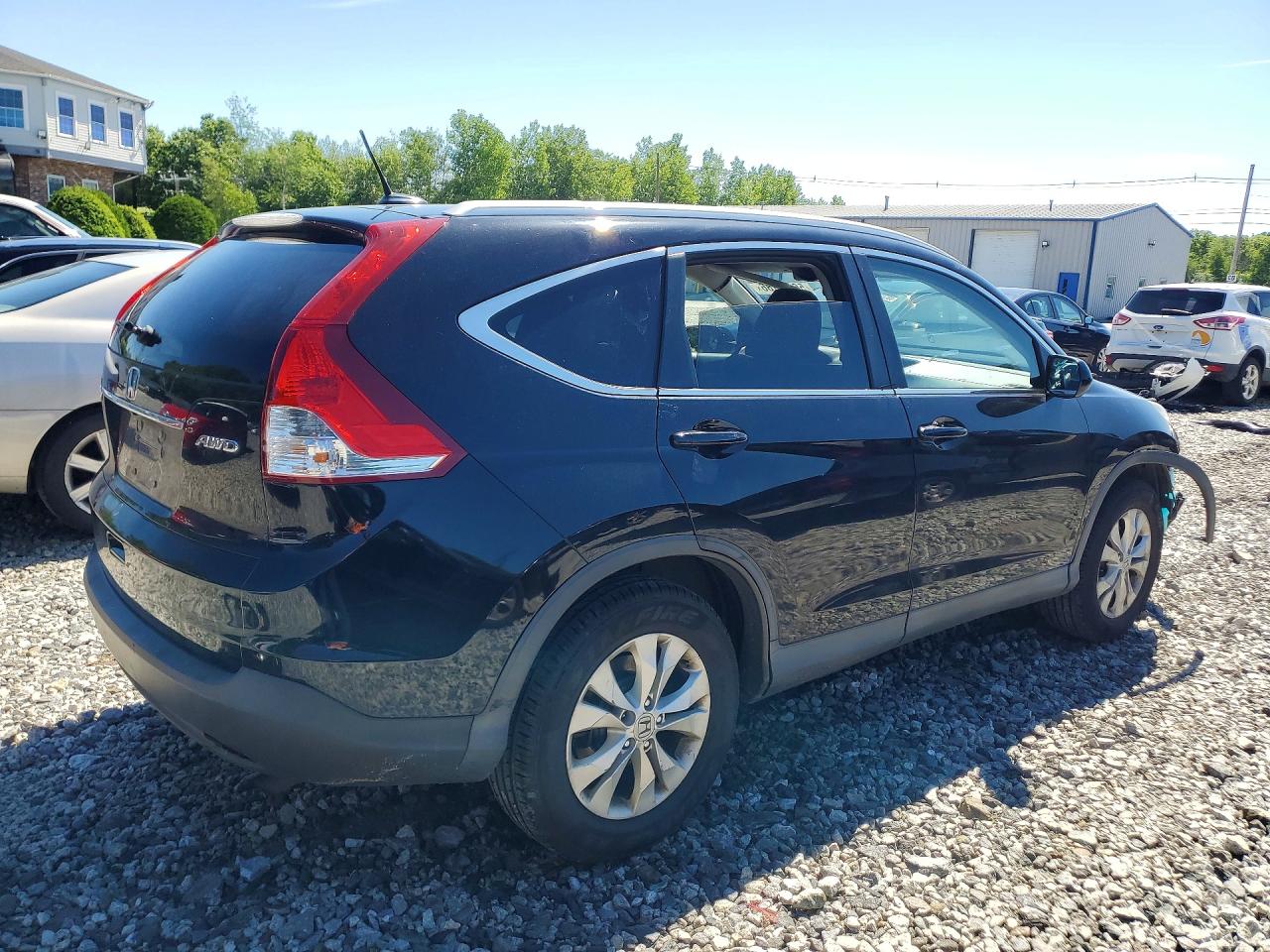 2013 Honda Cr-v Exl Black vin: 2HKRM4H70DH649116