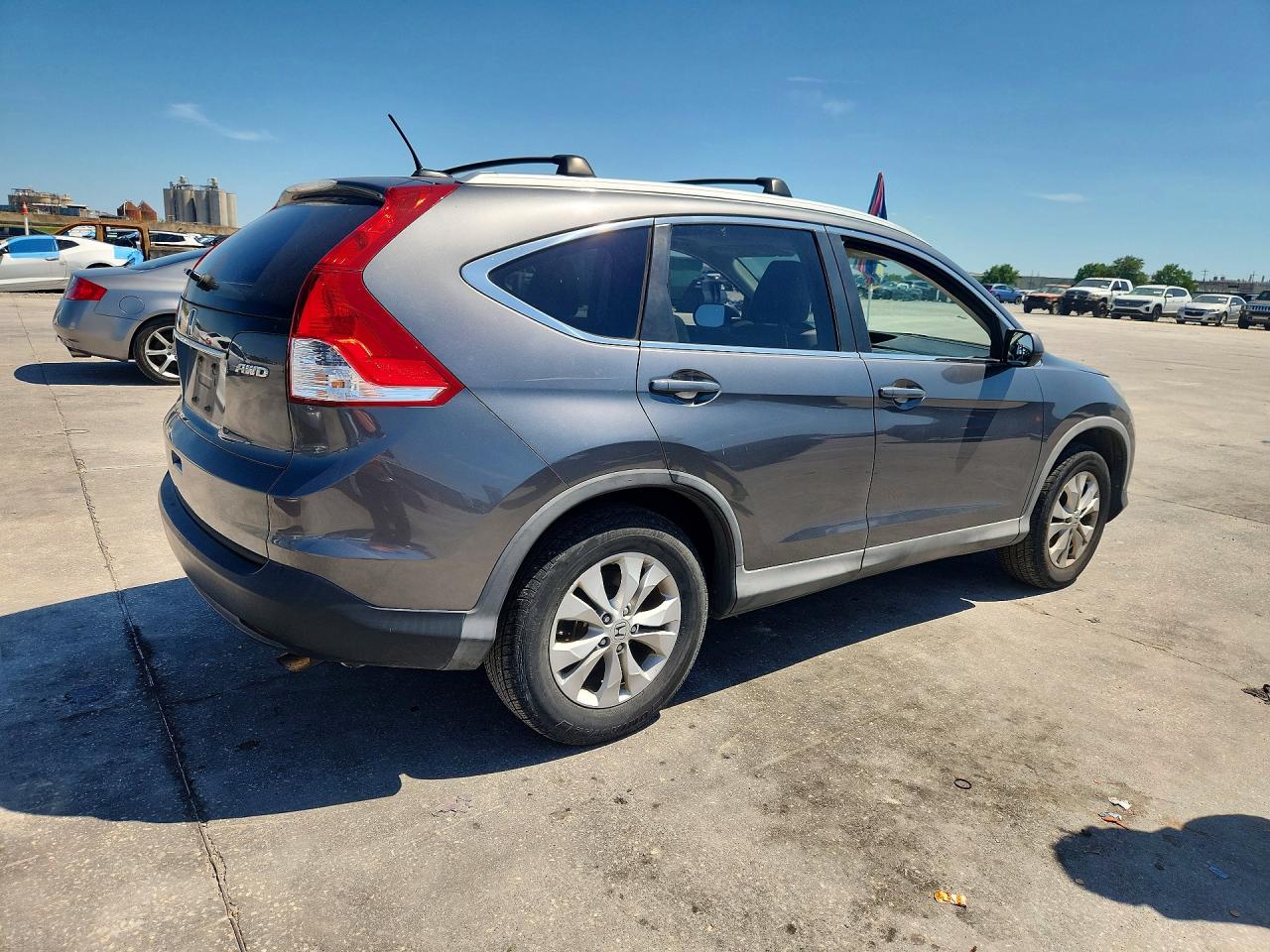 2013 Honda Cr-v Exl Gray vin: 2HKRM4H70DH658057