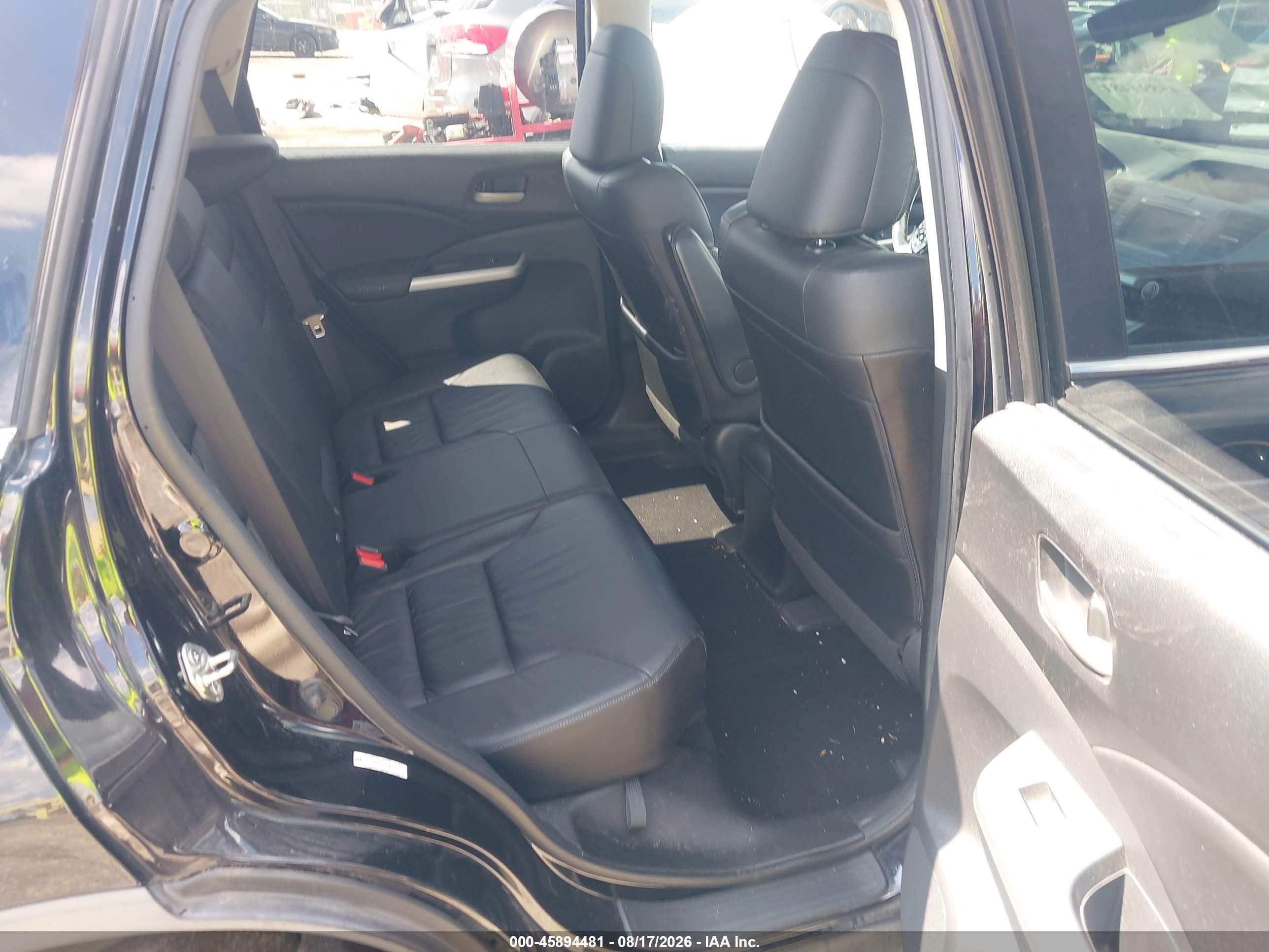 2013 Honda Cr-v Ex-l Black vin: 2HKRM4H70DH669673