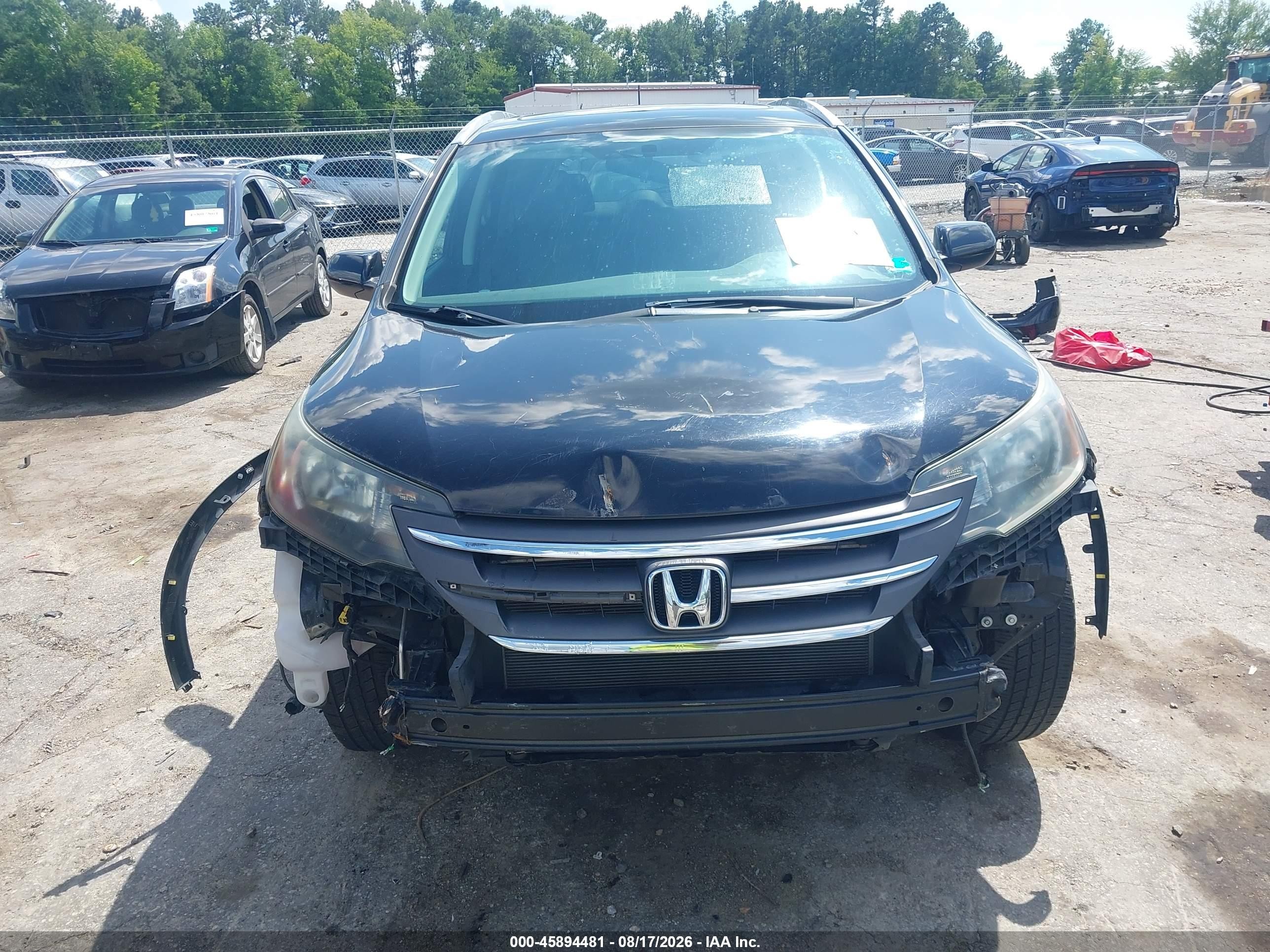 2013 Honda Cr-v Ex-l Black vin: 2HKRM4H70DH669673