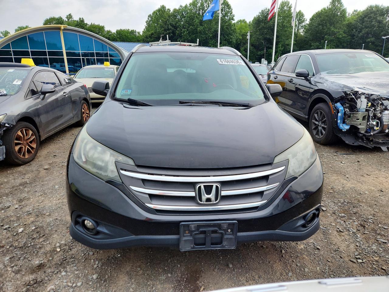 2013 Honda Cr-v Exl Черный vin: 2HKRM4H70DH670452