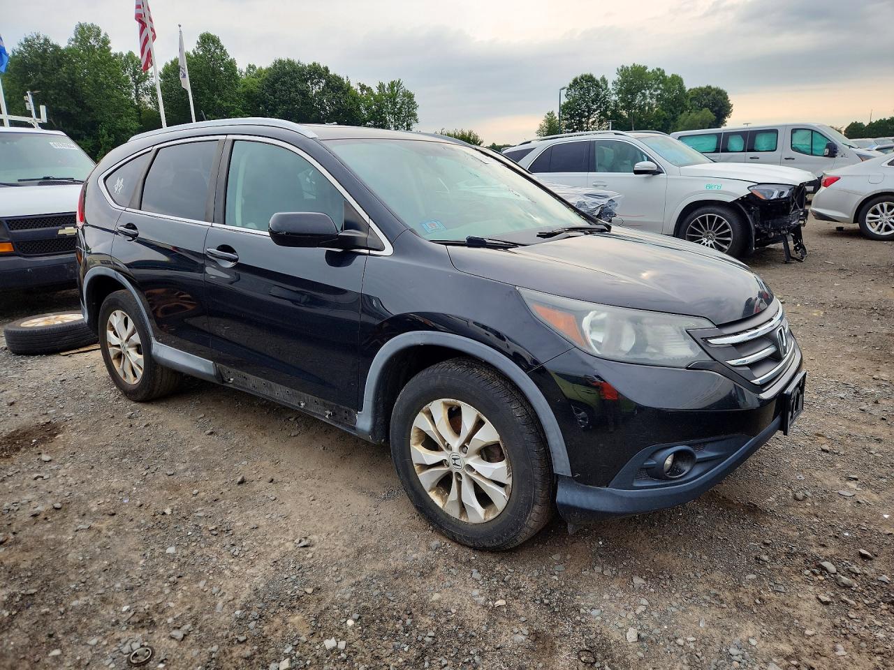 2013 Honda Cr-v Exl Черный vin: 2HKRM4H70DH670452