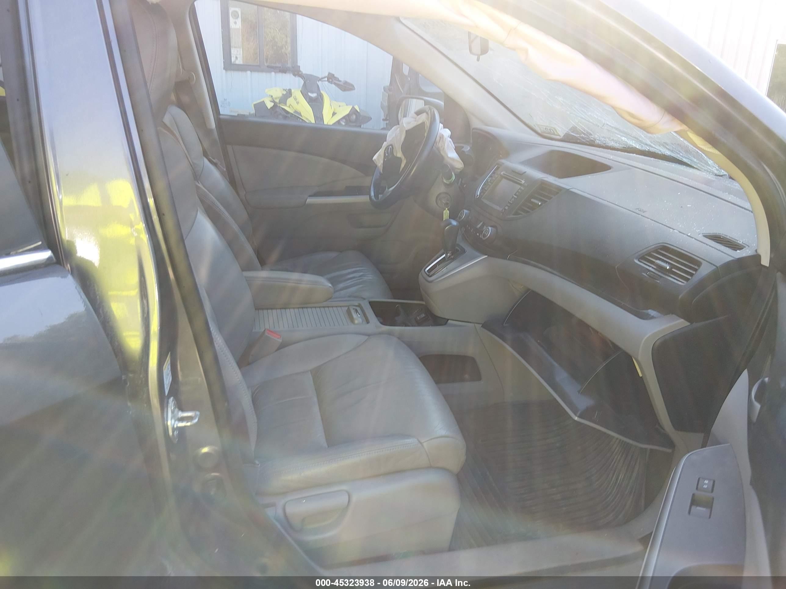 2013 Honda Cr-v Ex-l Gray vin: 2HKRM4H70DH685422