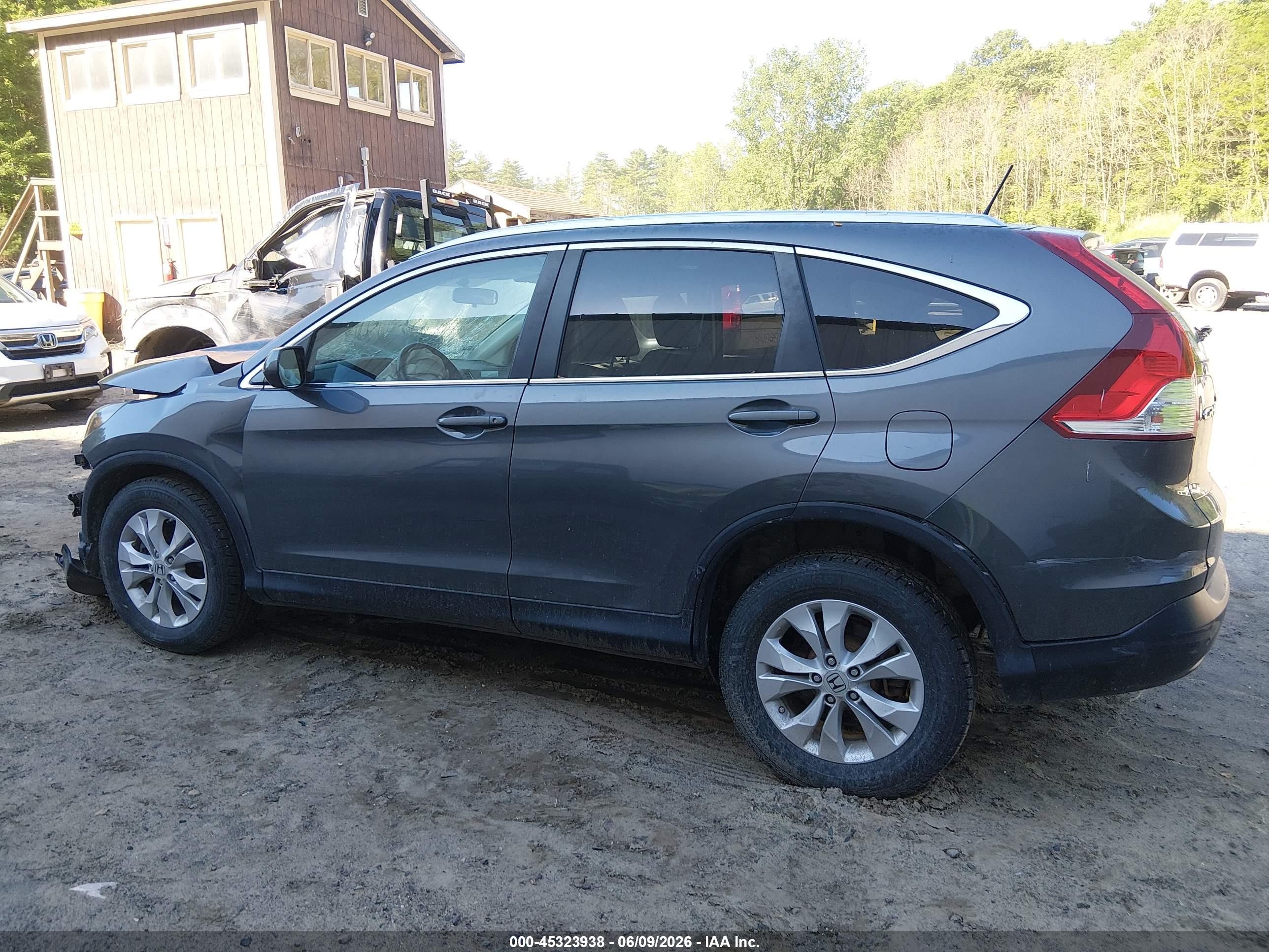 2013 Honda Cr-v Ex-l Gray vin: 2HKRM4H70DH685422