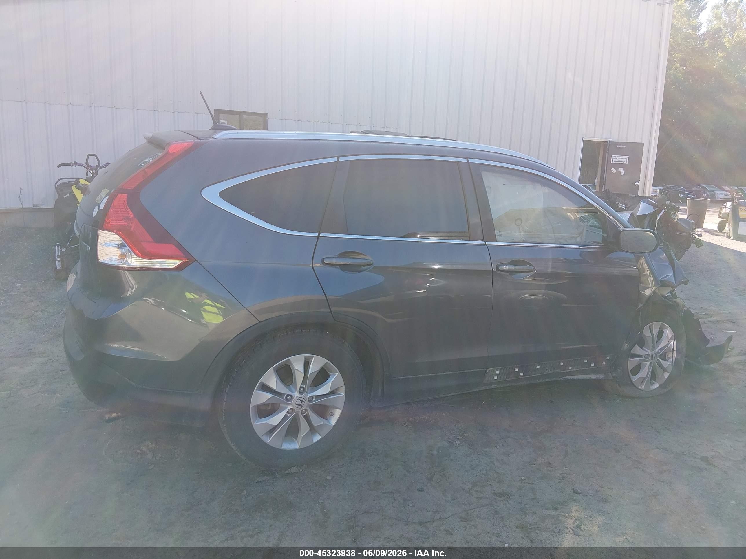 2013 Honda Cr-v Ex-l Gray vin: 2HKRM4H70DH685422