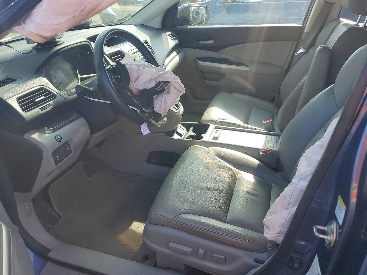 2014 Honda Cr-v Exl Blue vin: 2HKRM4H70EH605229