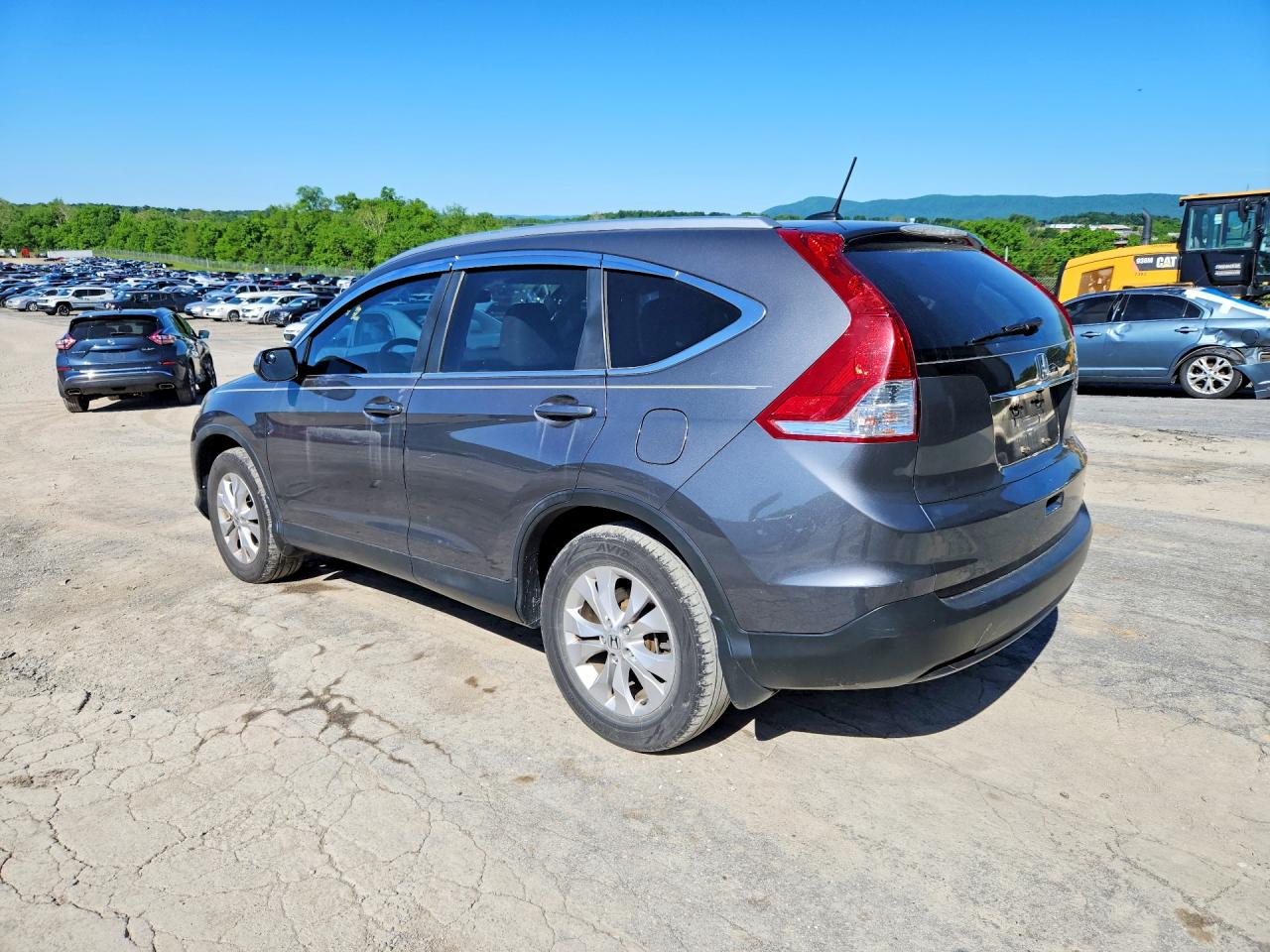 2014 Honda Cr-v Exl Gray vin: 2HKRM4H70EH631930