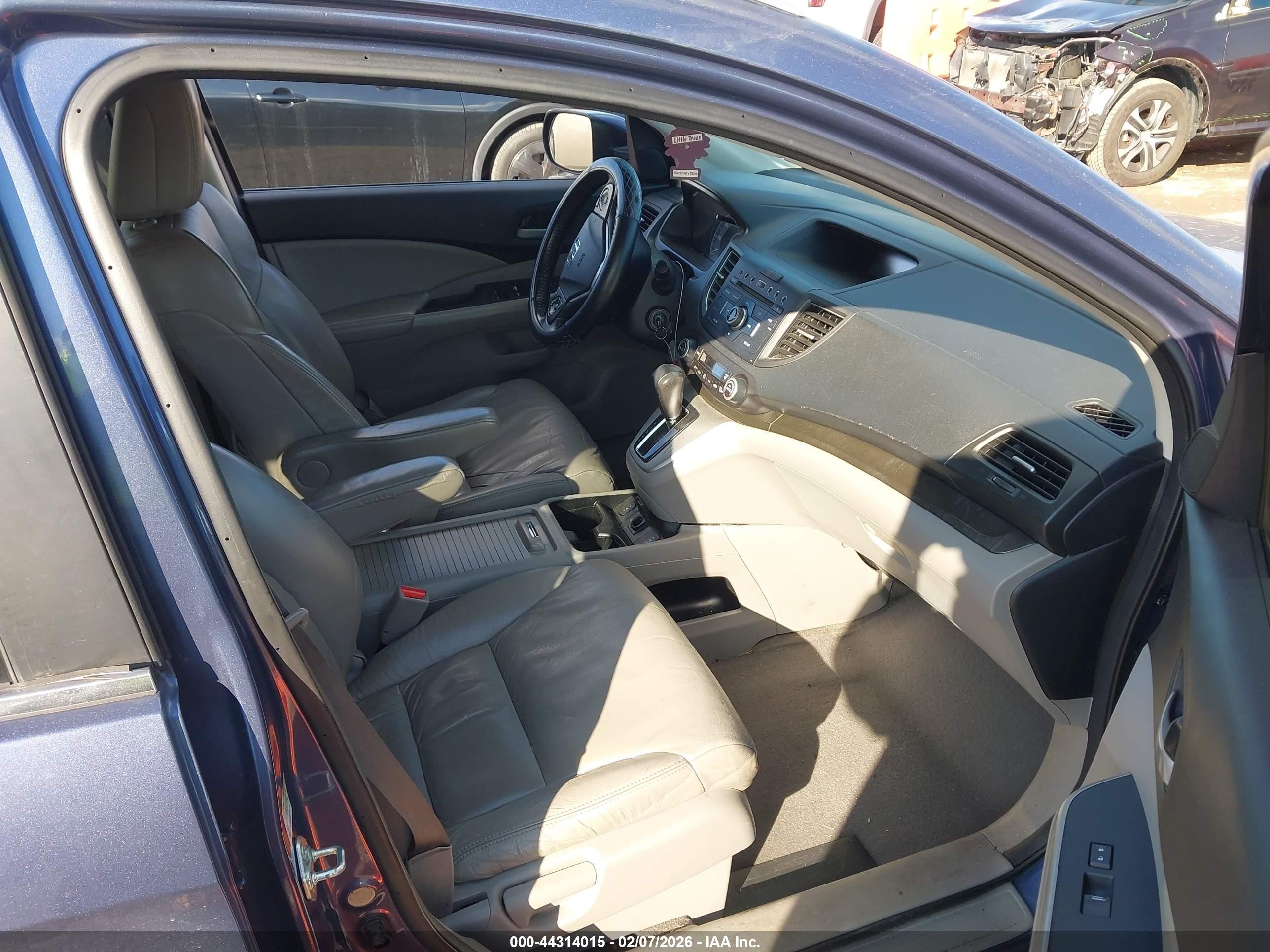 2014 Honda Cr-v Ex-l Blue vin: 2HKRM4H70EH634391