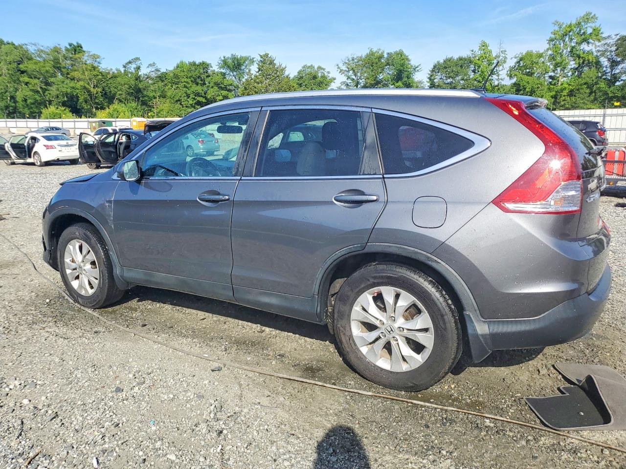 2014 Honda Cr-v Exl Gray vin: 2HKRM4H70EH647822