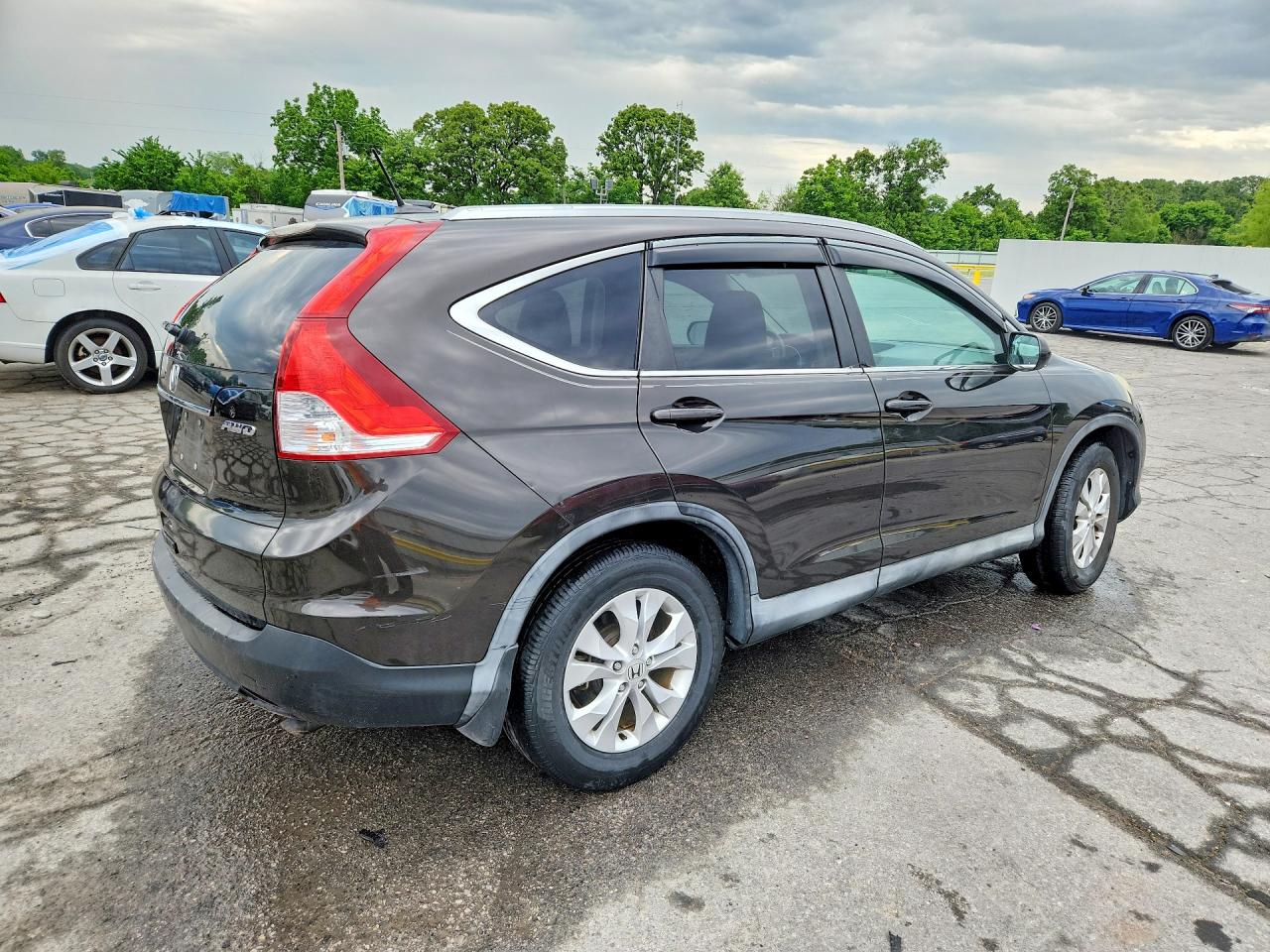 2014 Honda Cr-v Exl Gray vin: 2HKRM4H70EH654544