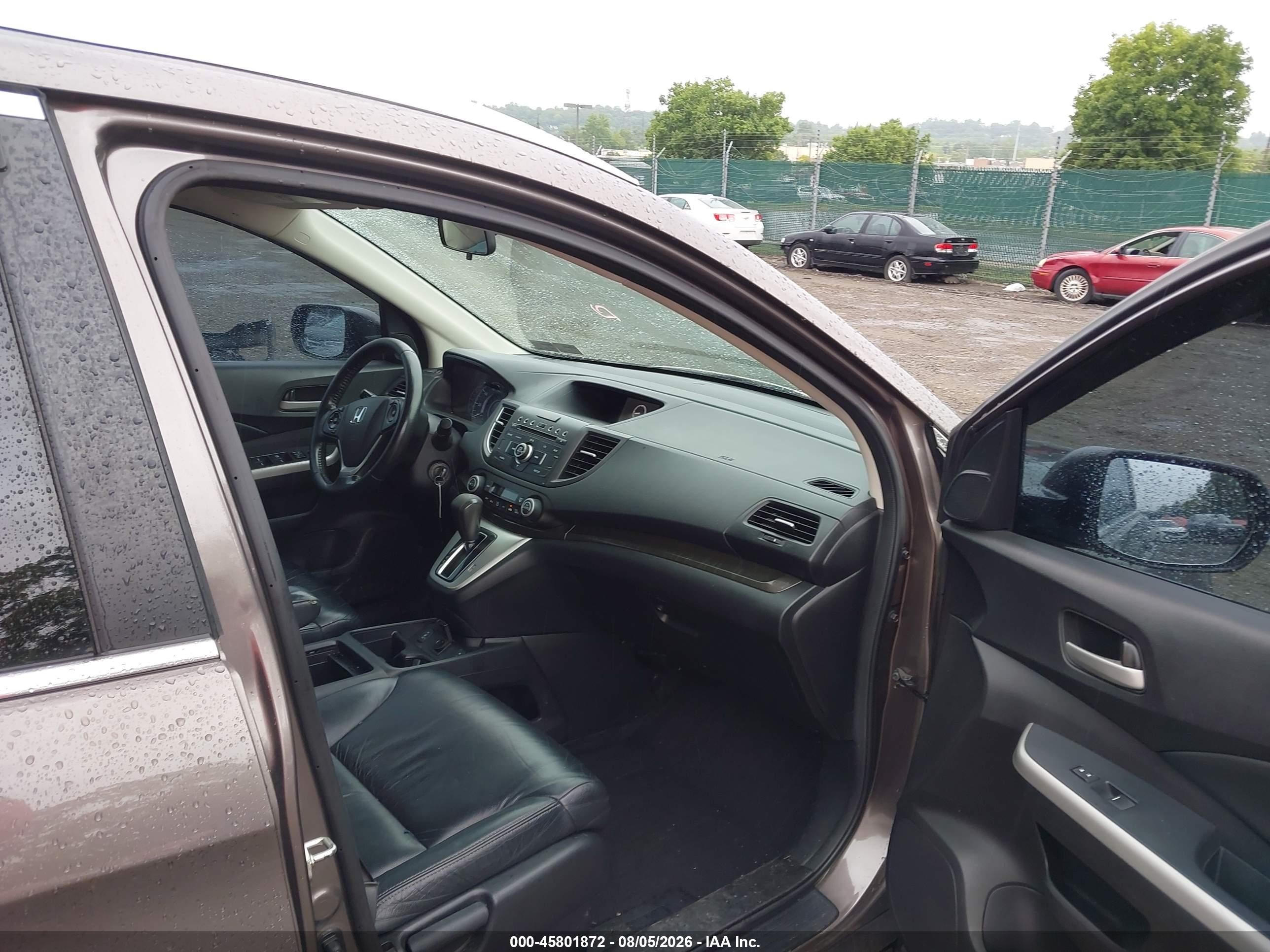 2014 Honda Cr-v Ex-l Gray vin: 2HKRM4H70EH656276