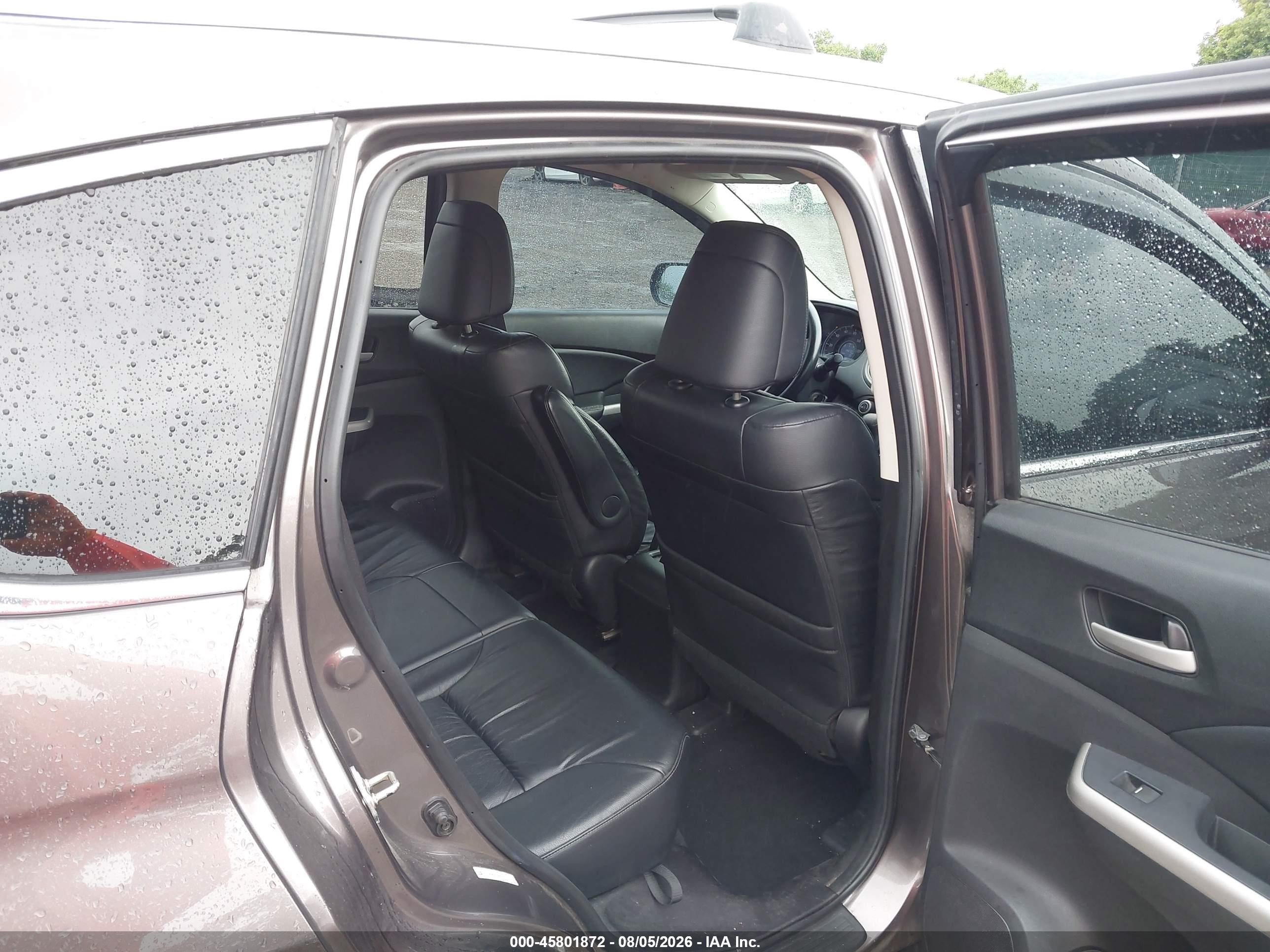 2014 Honda Cr-v Ex-l Gray vin: 2HKRM4H70EH656276