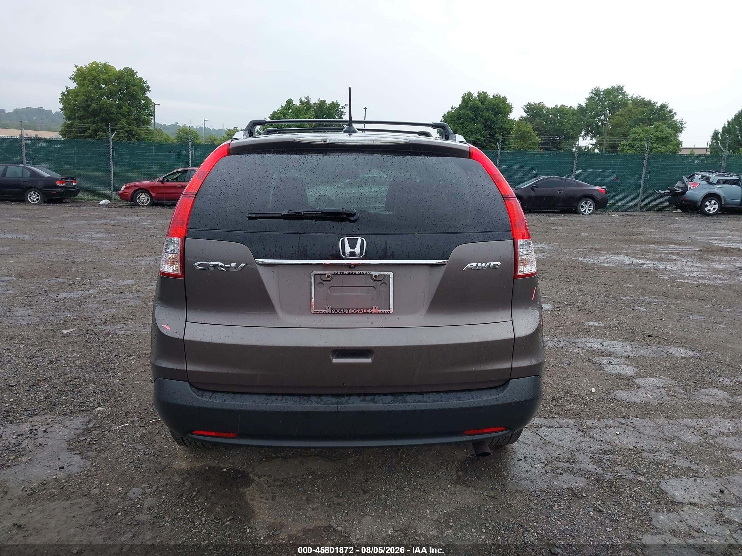 2014 Honda Cr-v Ex-l Gray vin: 2HKRM4H70EH656276