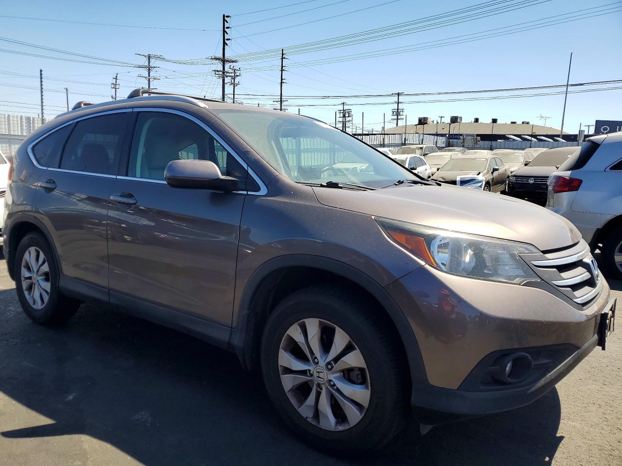 2014 Honda Cr-v Exl Gray vin: 2HKRM4H70EH663776
