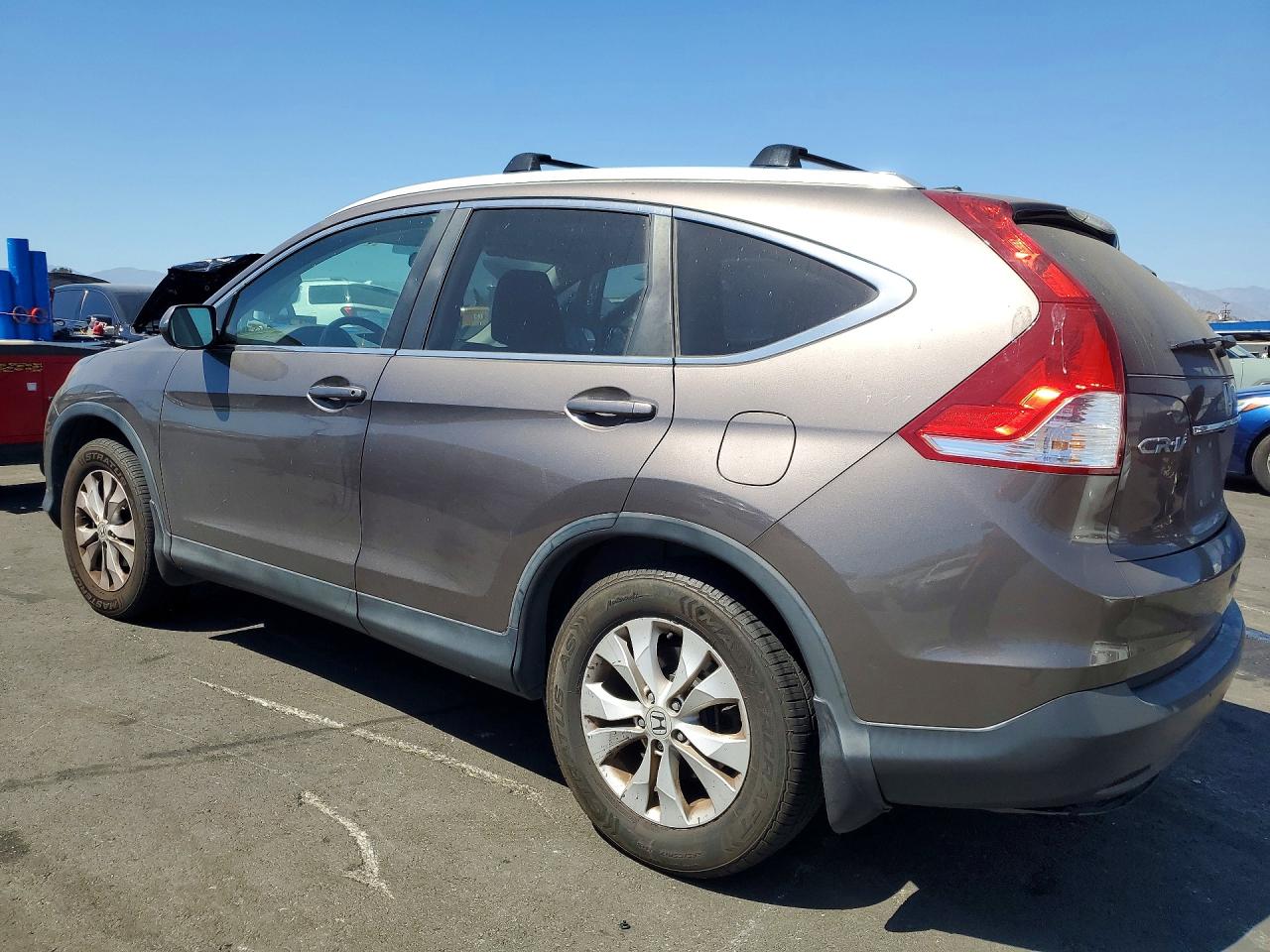 2014 Honda Cr-v Exl Gray vin: 2HKRM4H70EH663776