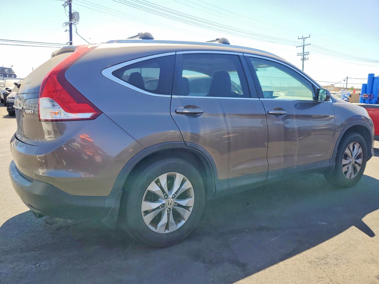 2014 Honda Cr-v Exl Gray vin: 2HKRM4H70EH663776