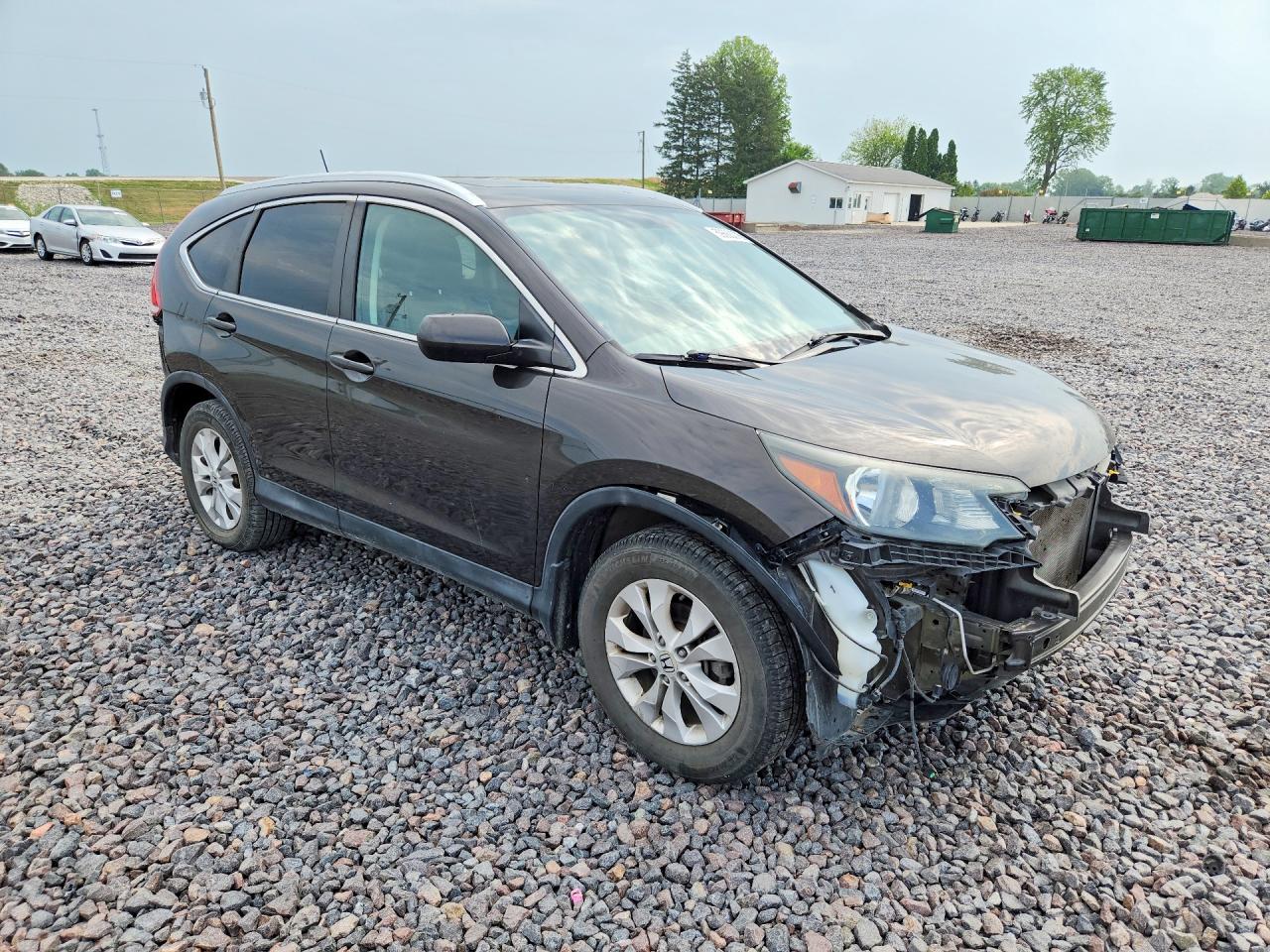 2014 Honda Cr-v Exl Brown vin: 2HKRM4H70EH679864