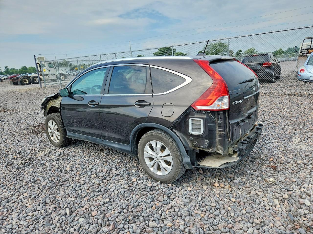 2014 Honda Cr-v Exl Brown vin: 2HKRM4H70EH679864