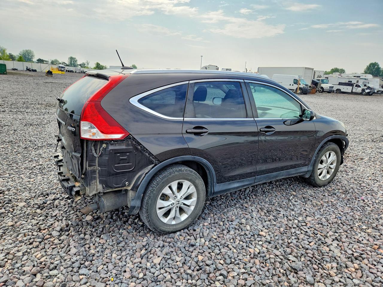 2014 Honda Cr-v Exl Brown vin: 2HKRM4H70EH679864