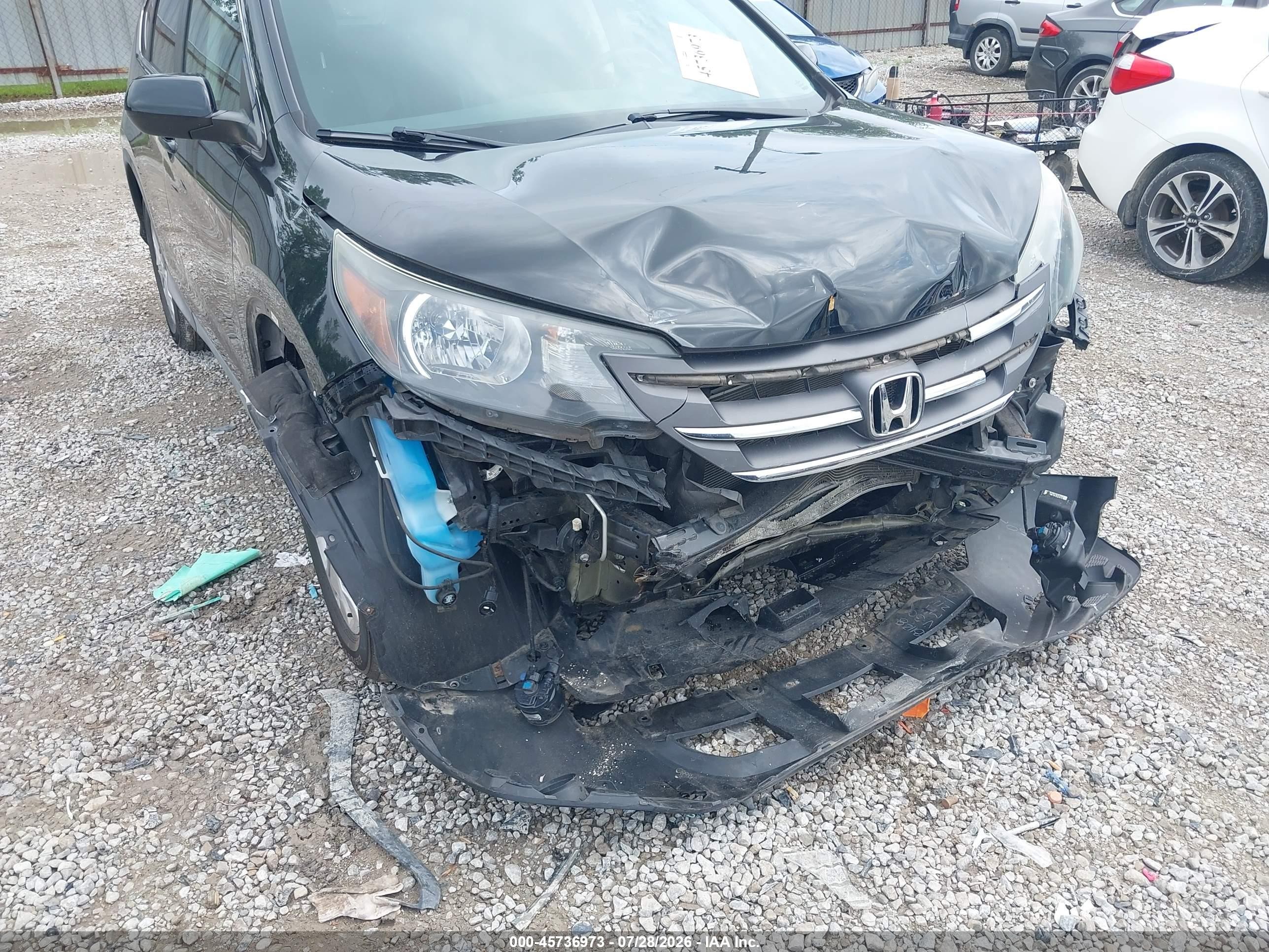 2014 Honda Cr-v Ex-l Black vin: 2HKRM4H70EH682828