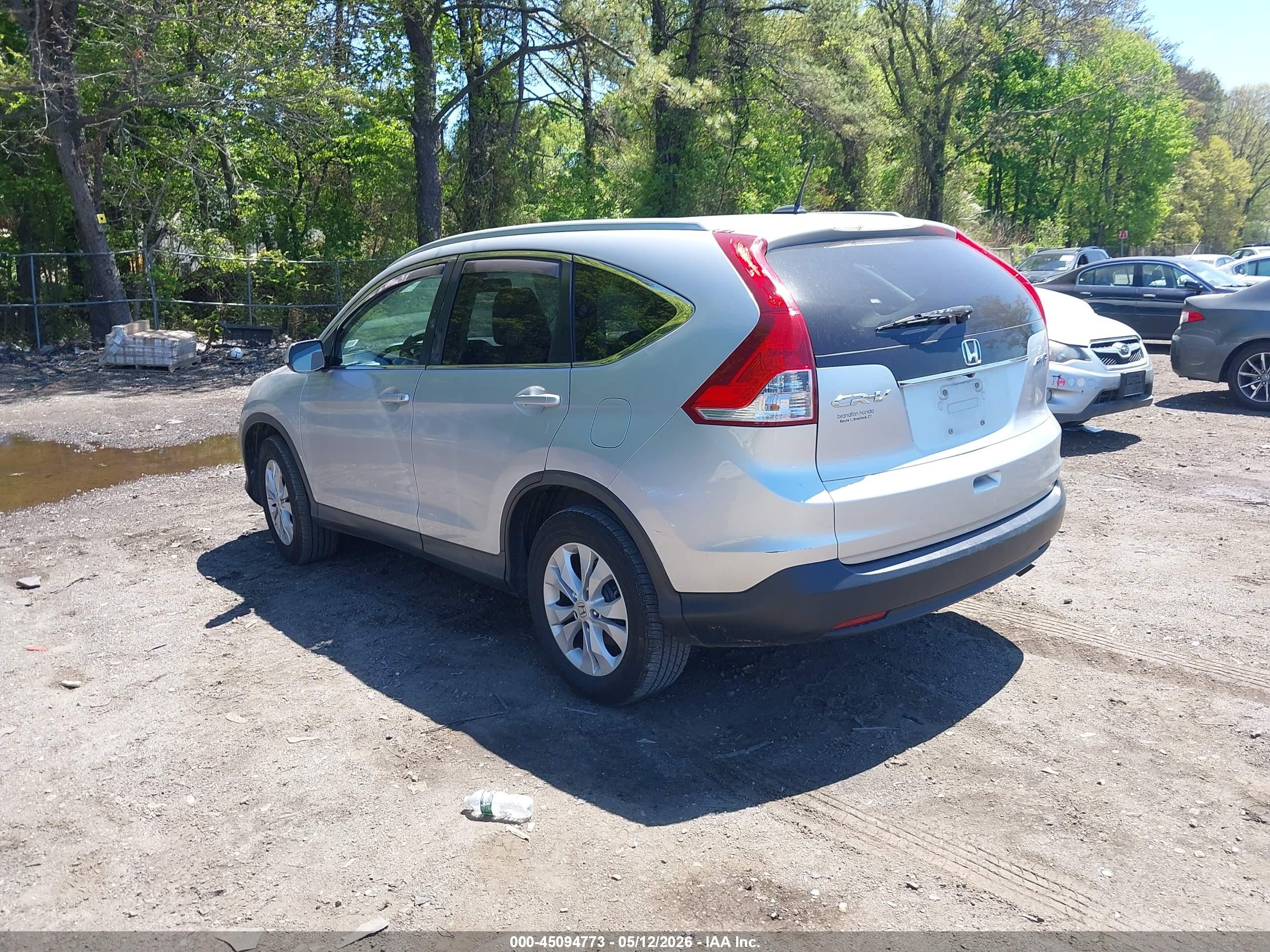 2014 Honda Cr-v Ex-l Silver vin: 2HKRM4H70EH696907