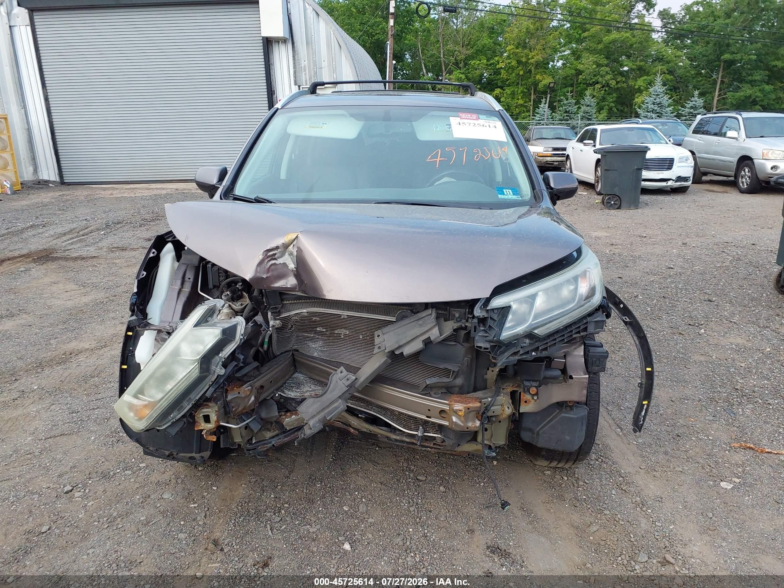 2015 Honda Cr-v Ex-l Champagne vin: 2HKRM4H70FH605958