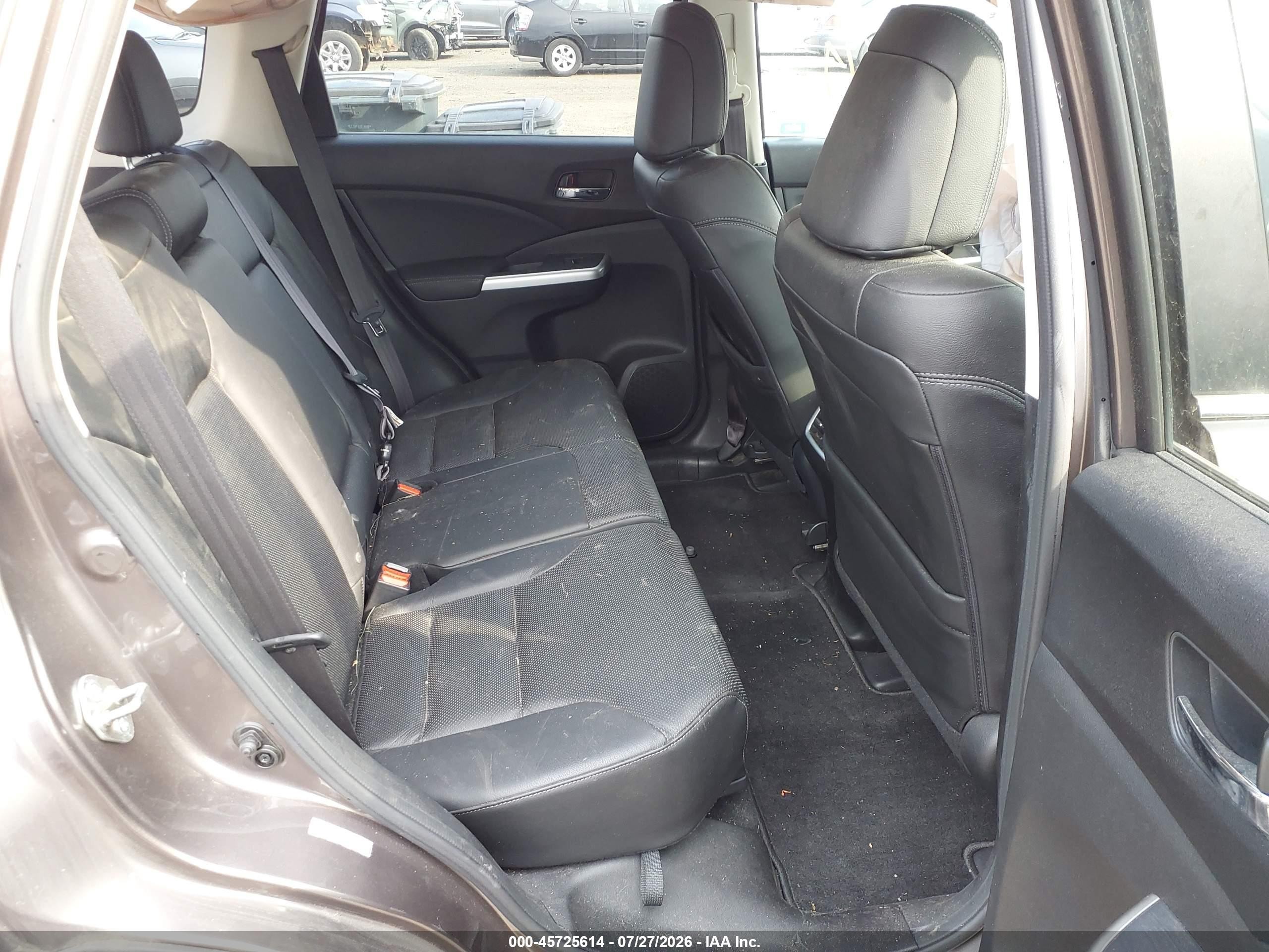 2015 Honda Cr-v Ex-l Champagne vin: 2HKRM4H70FH605958