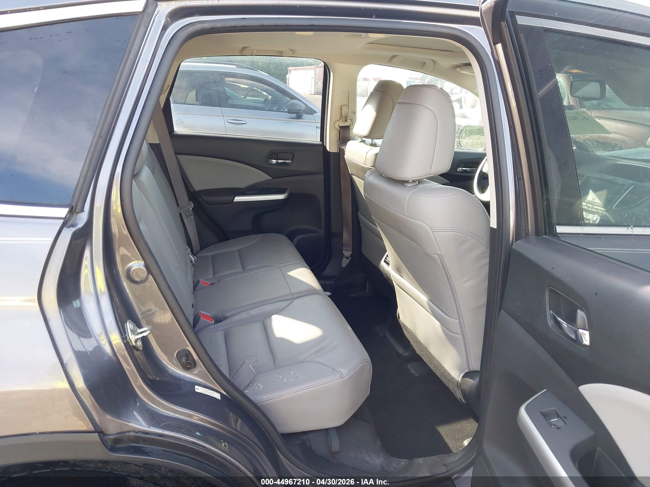 2015 Honda Cr-v Ex-l Gray vin: 2HKRM4H70FH612084