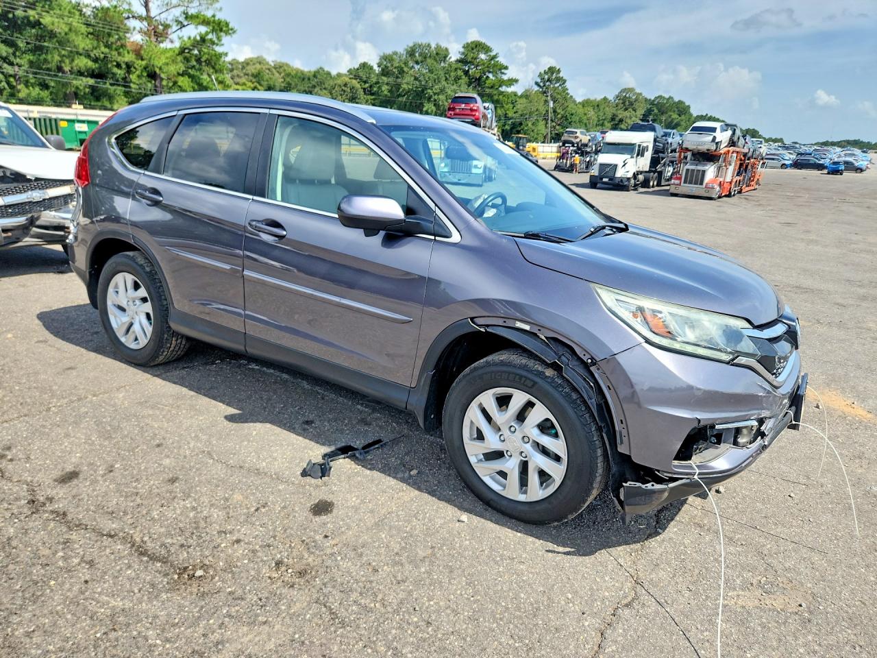 2015 Honda Cr-v Exl Charcoal vin: 2HKRM4H70FH617771