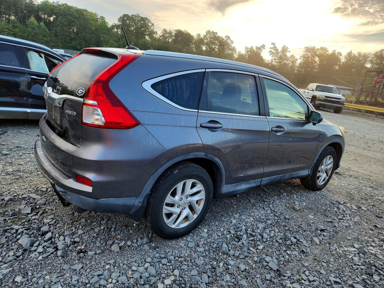 2015 Honda Cr-v Exl Gray vin: 2HKRM4H70FH628639