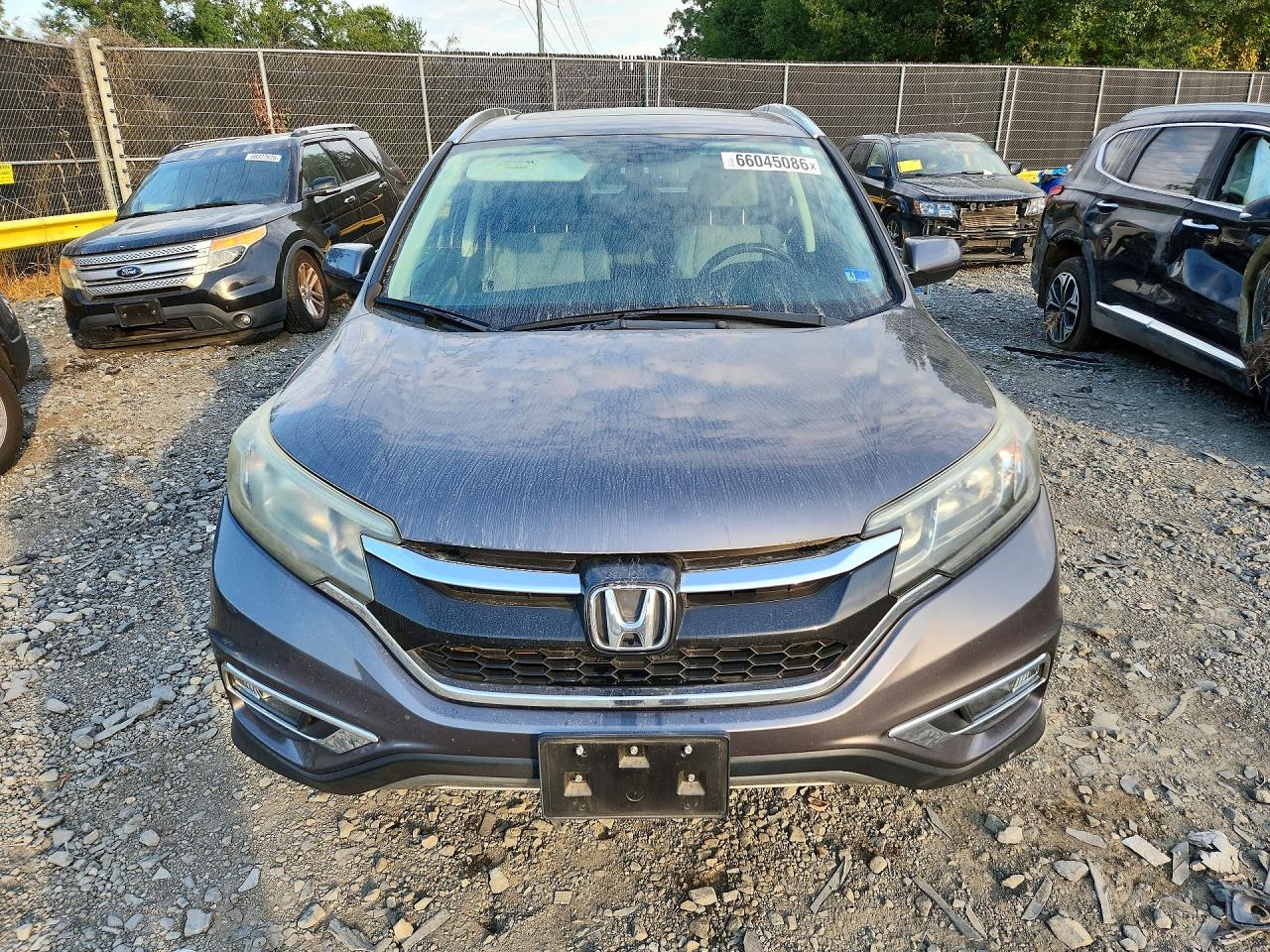 2015 Honda Cr-v Exl Gray vin: 2HKRM4H70FH628639