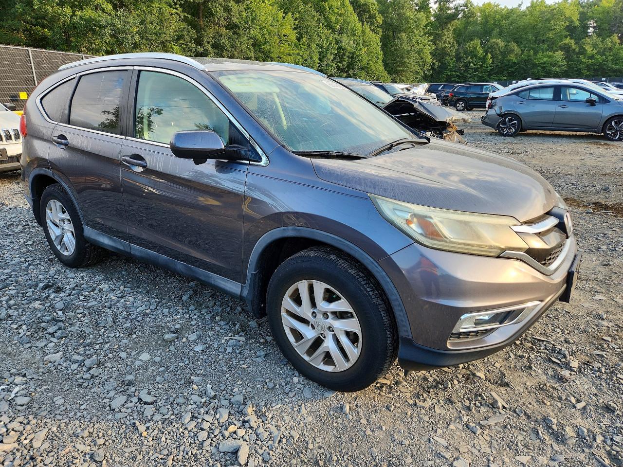 2015 Honda Cr-v Exl Gray vin: 2HKRM4H70FH628639