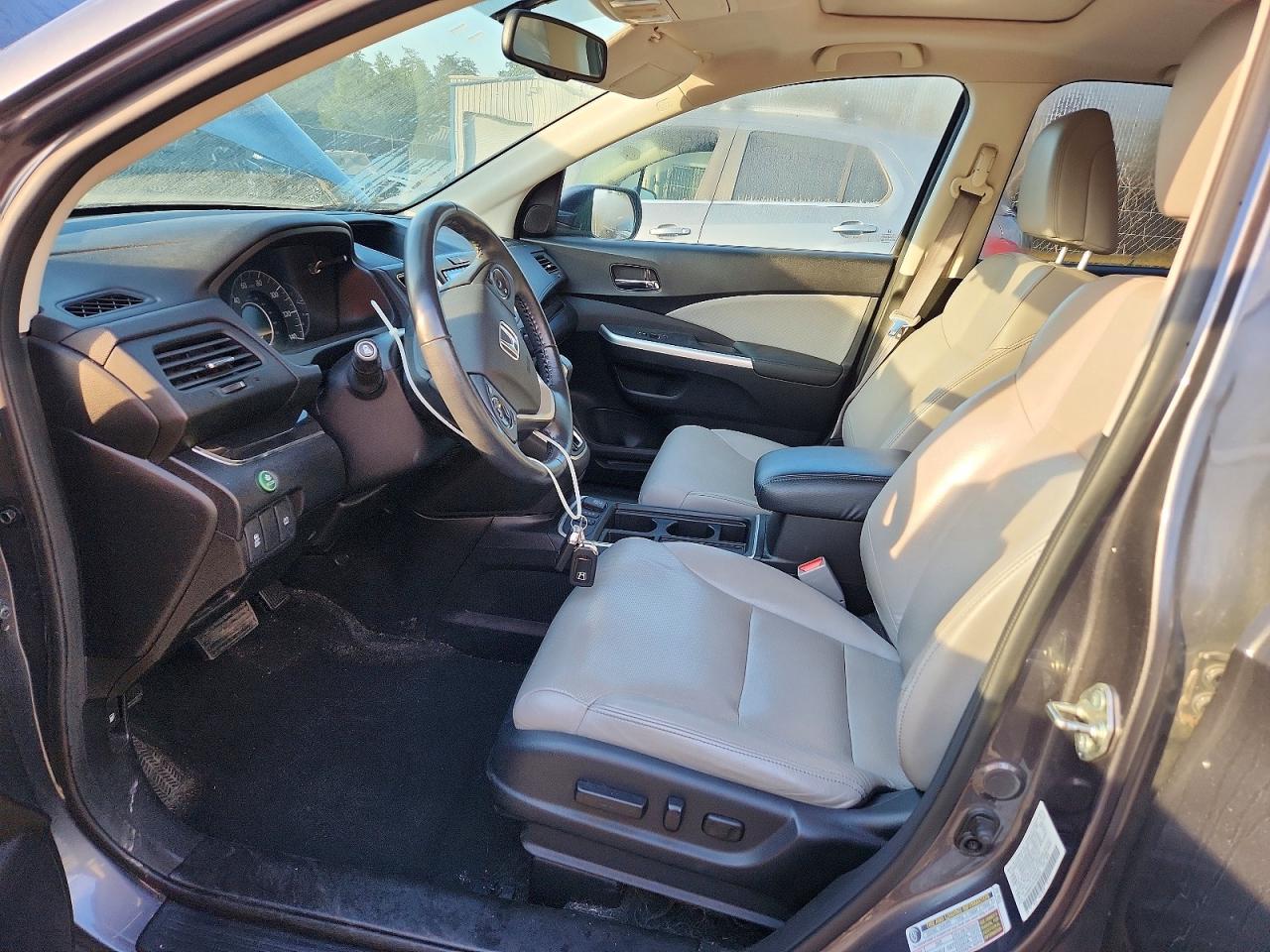 2015 Honda Cr-v Exl Gray vin: 2HKRM4H70FH628639