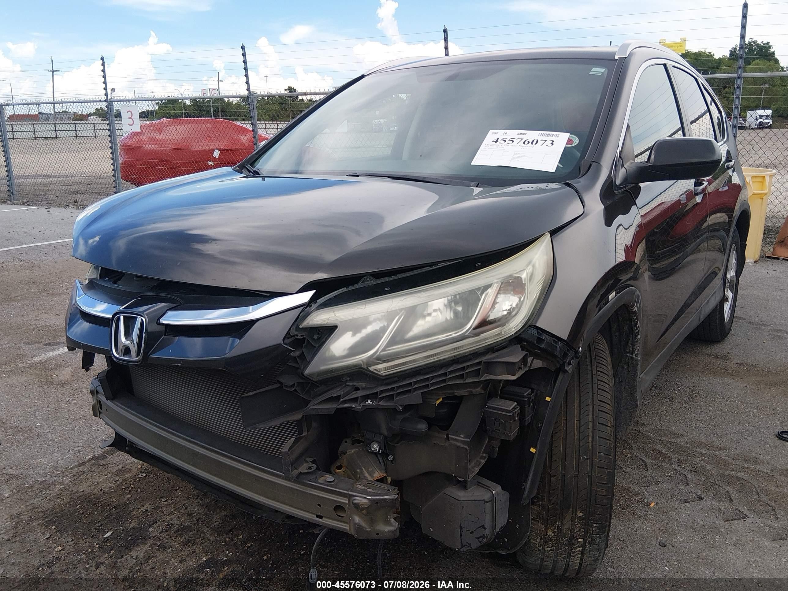2015 Honda Cr-v Ex-l Brown vin: 2HKRM4H70FH638989