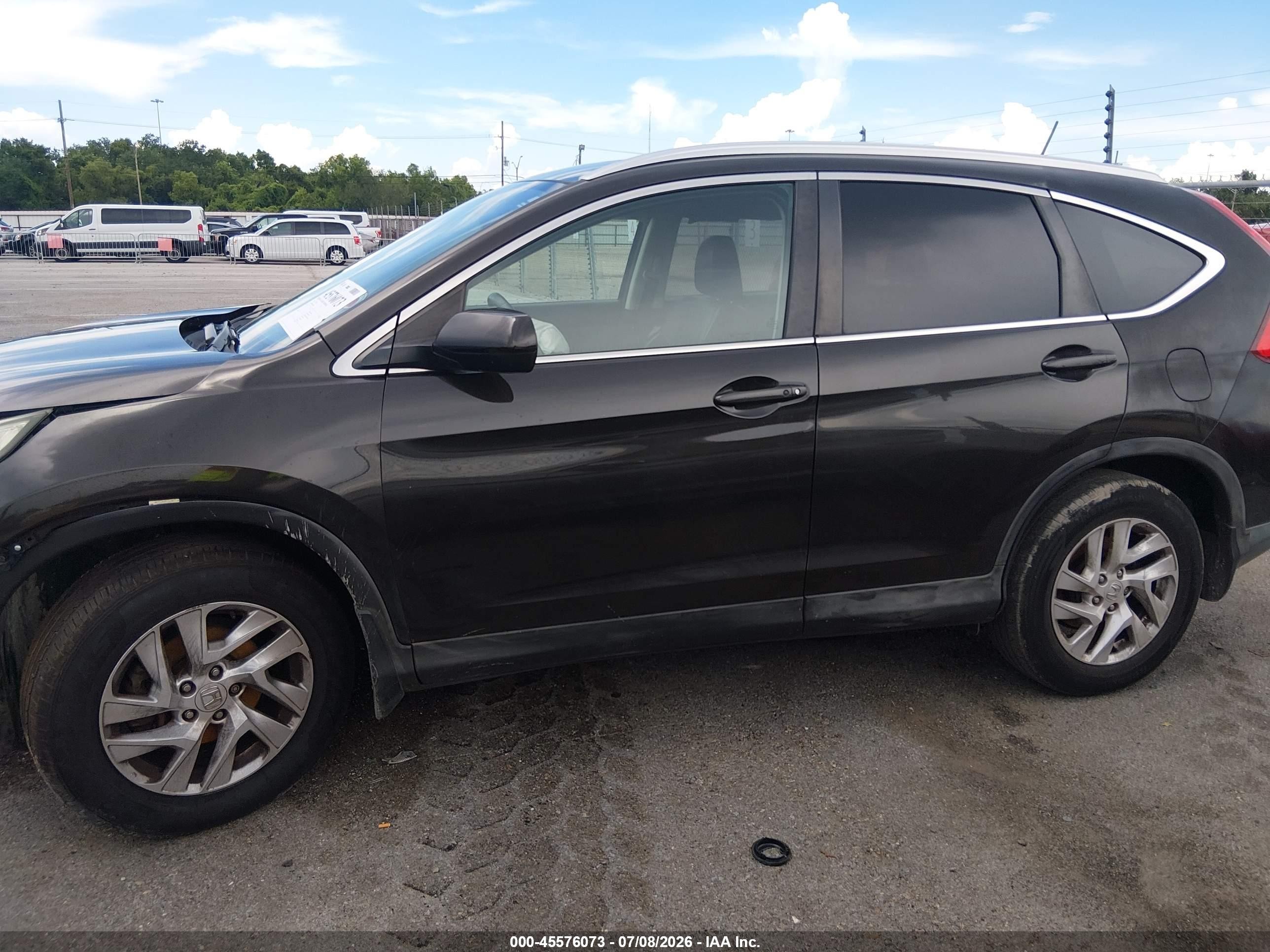 2015 Honda Cr-v Ex-l Brown vin: 2HKRM4H70FH638989