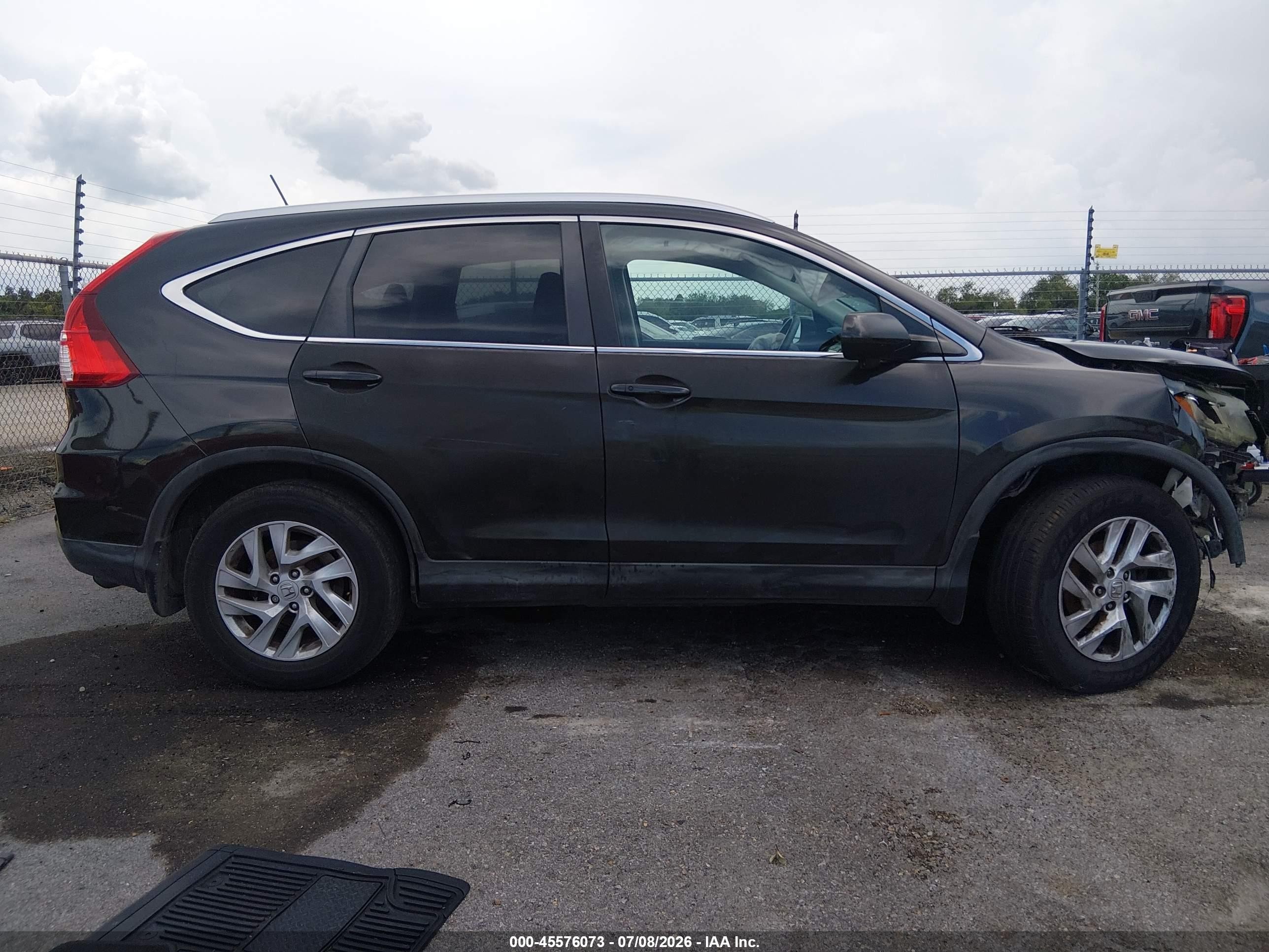 2015 Honda Cr-v Ex-l Brown vin: 2HKRM4H70FH638989