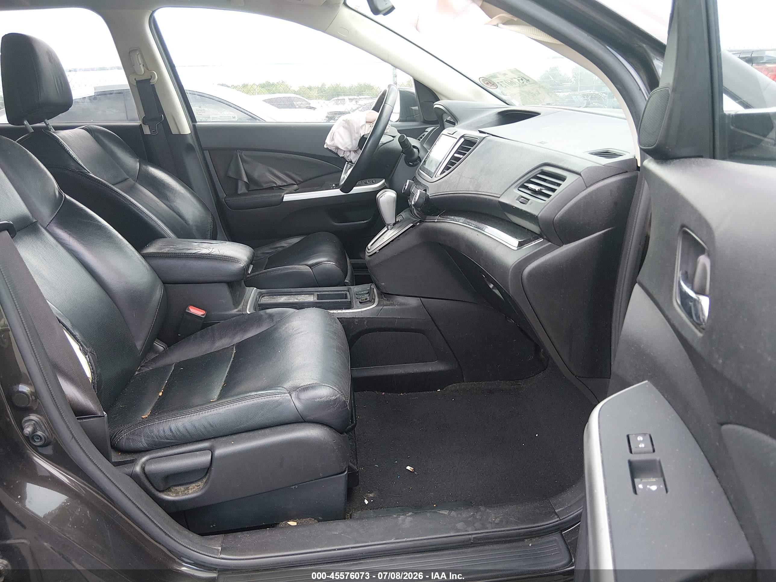 2015 Honda Cr-v Ex-l Brown vin: 2HKRM4H70FH638989