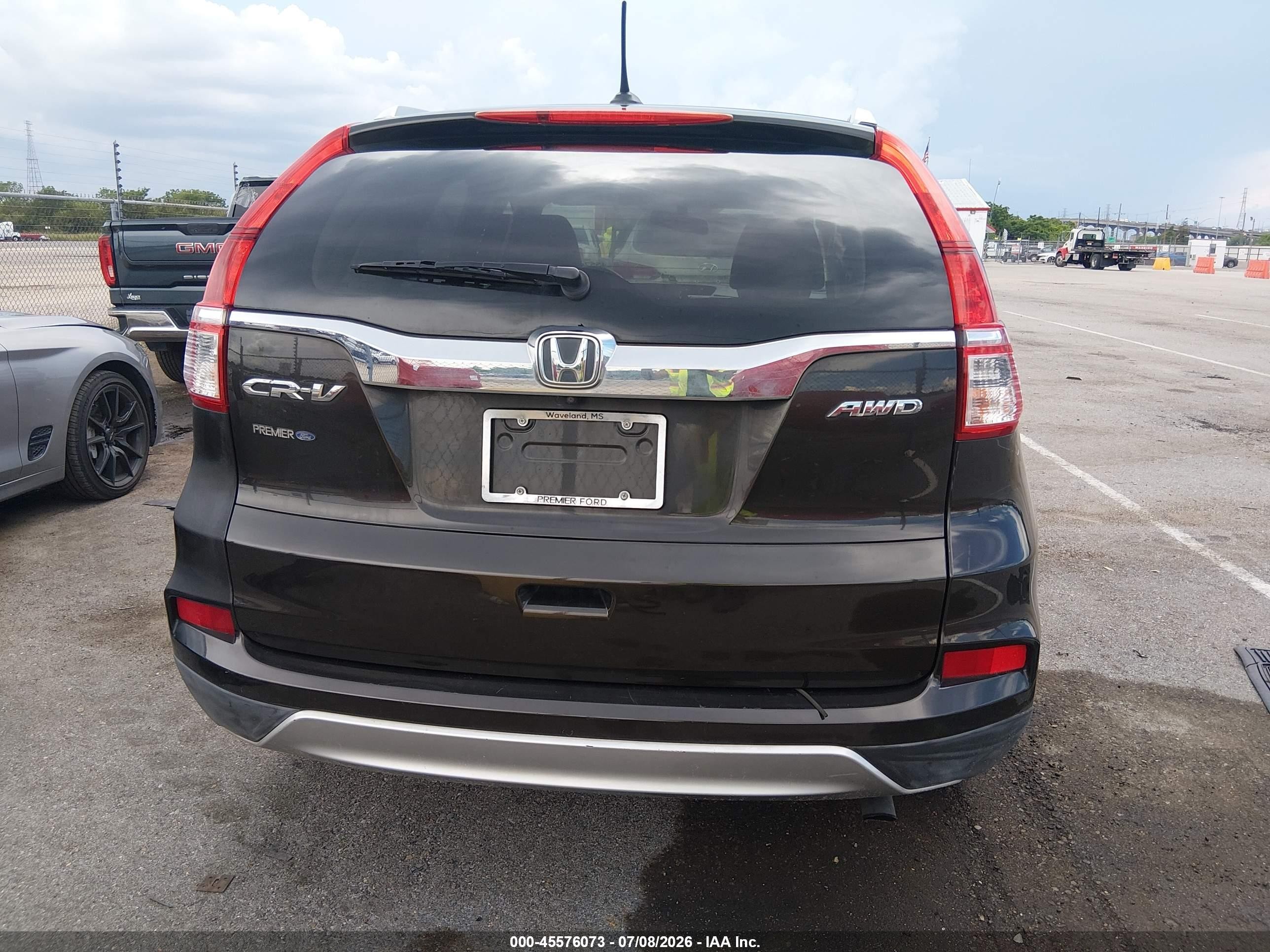 2015 Honda Cr-v Ex-l Brown vin: 2HKRM4H70FH638989
