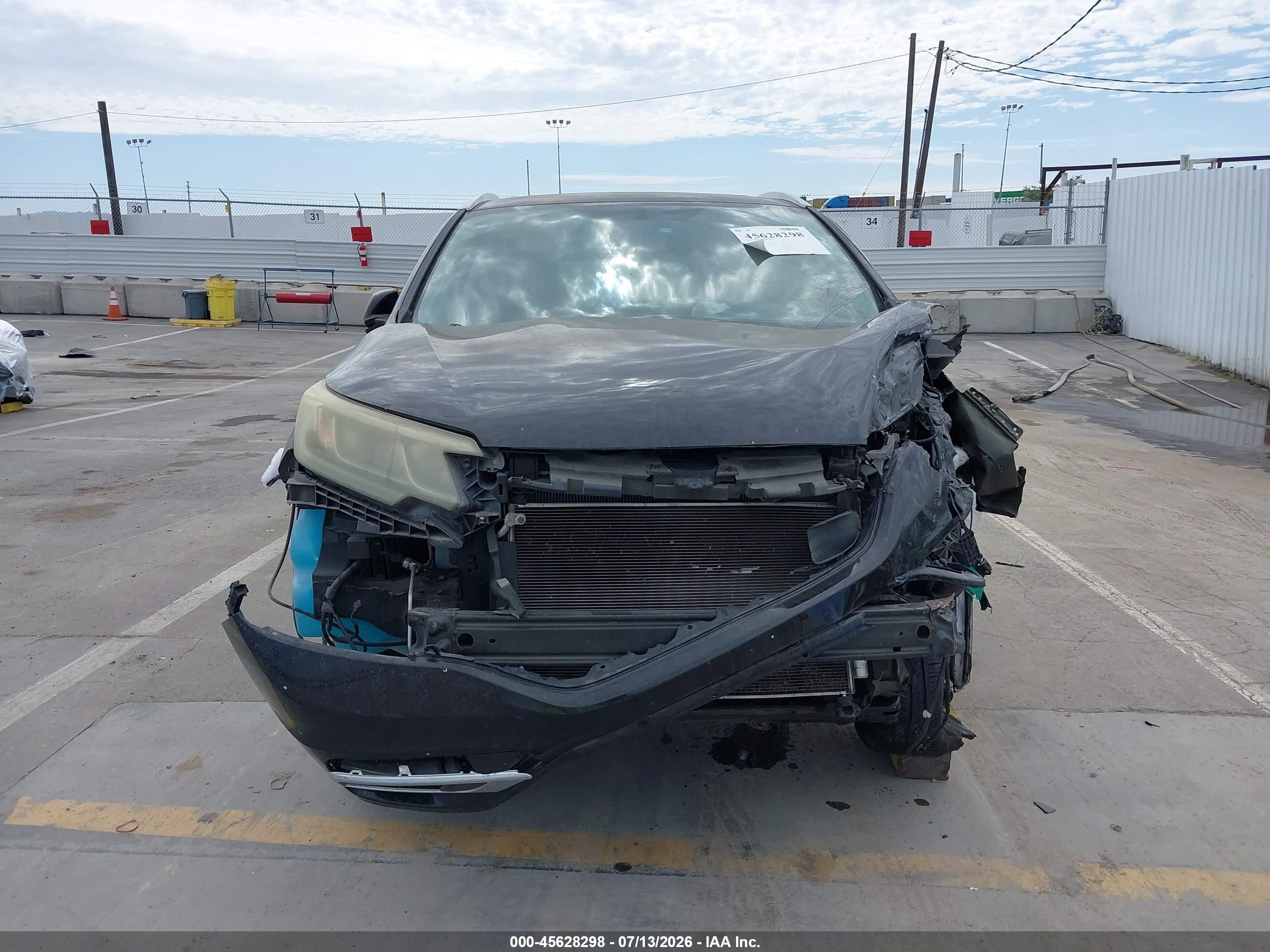 2015 Honda Cr-v Ex-l Black vin: 2HKRM4H70FH646686